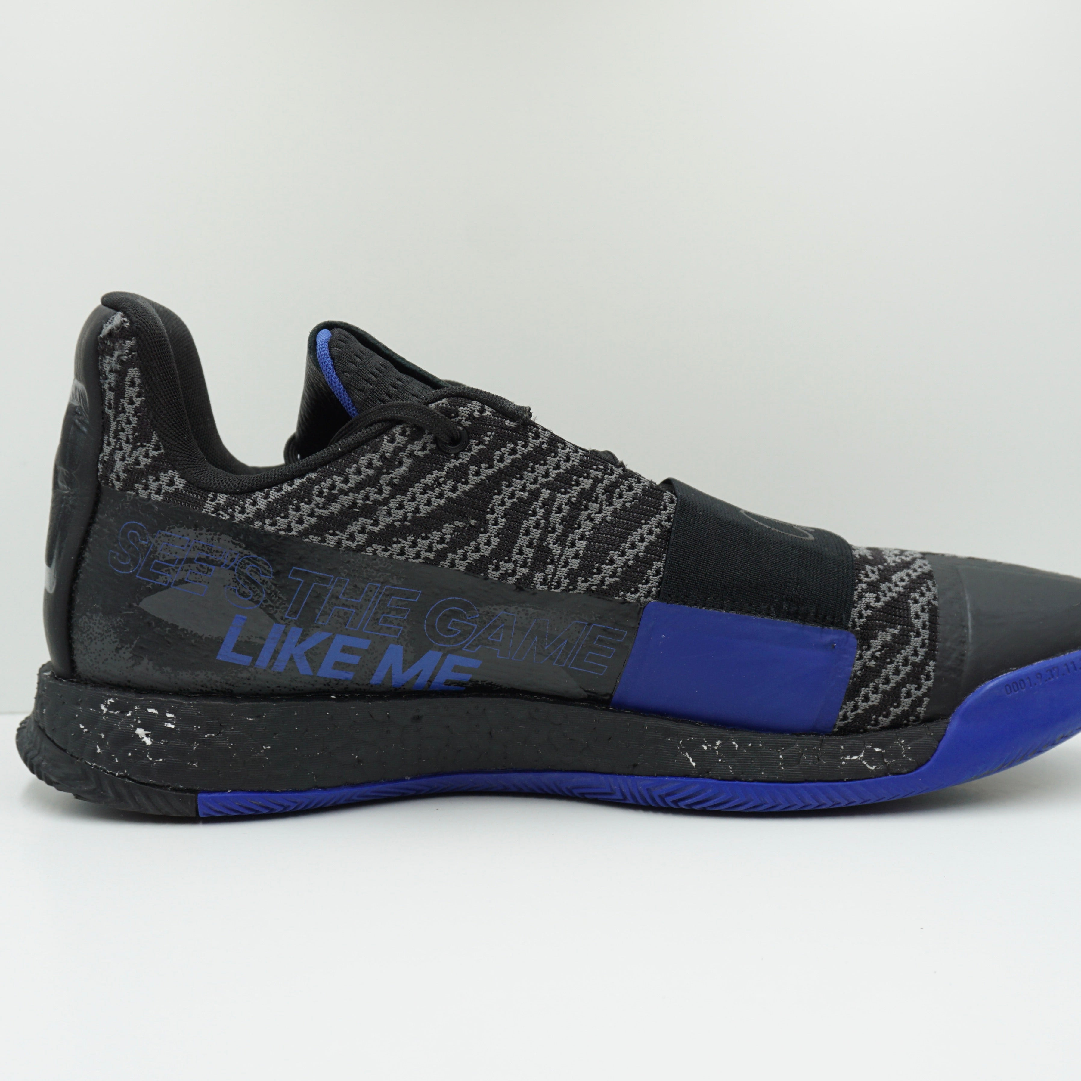 Adidas Harden Vol. 3 Core Black Active Blue