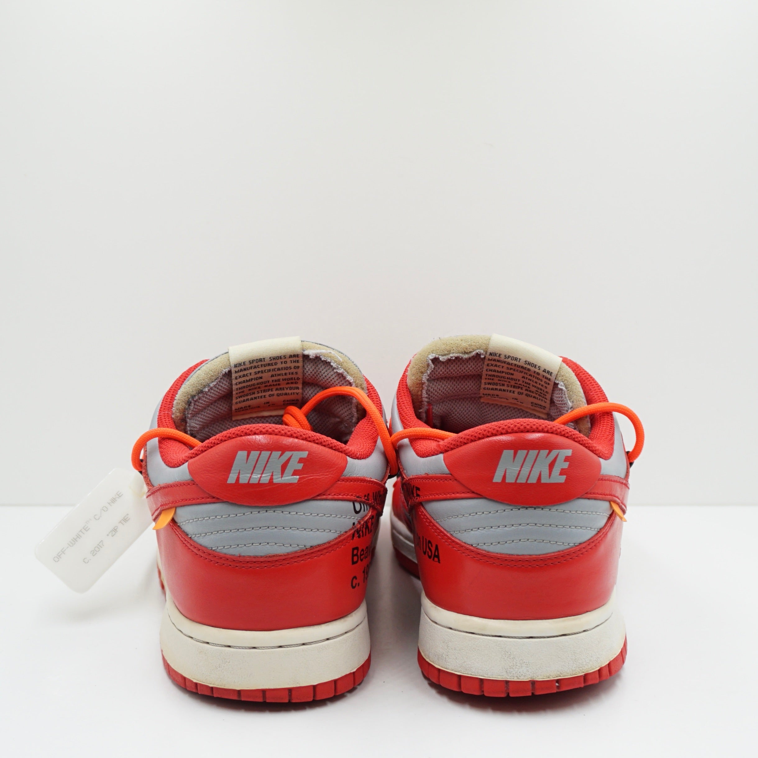 Nike Dunk Low Off-White University Red