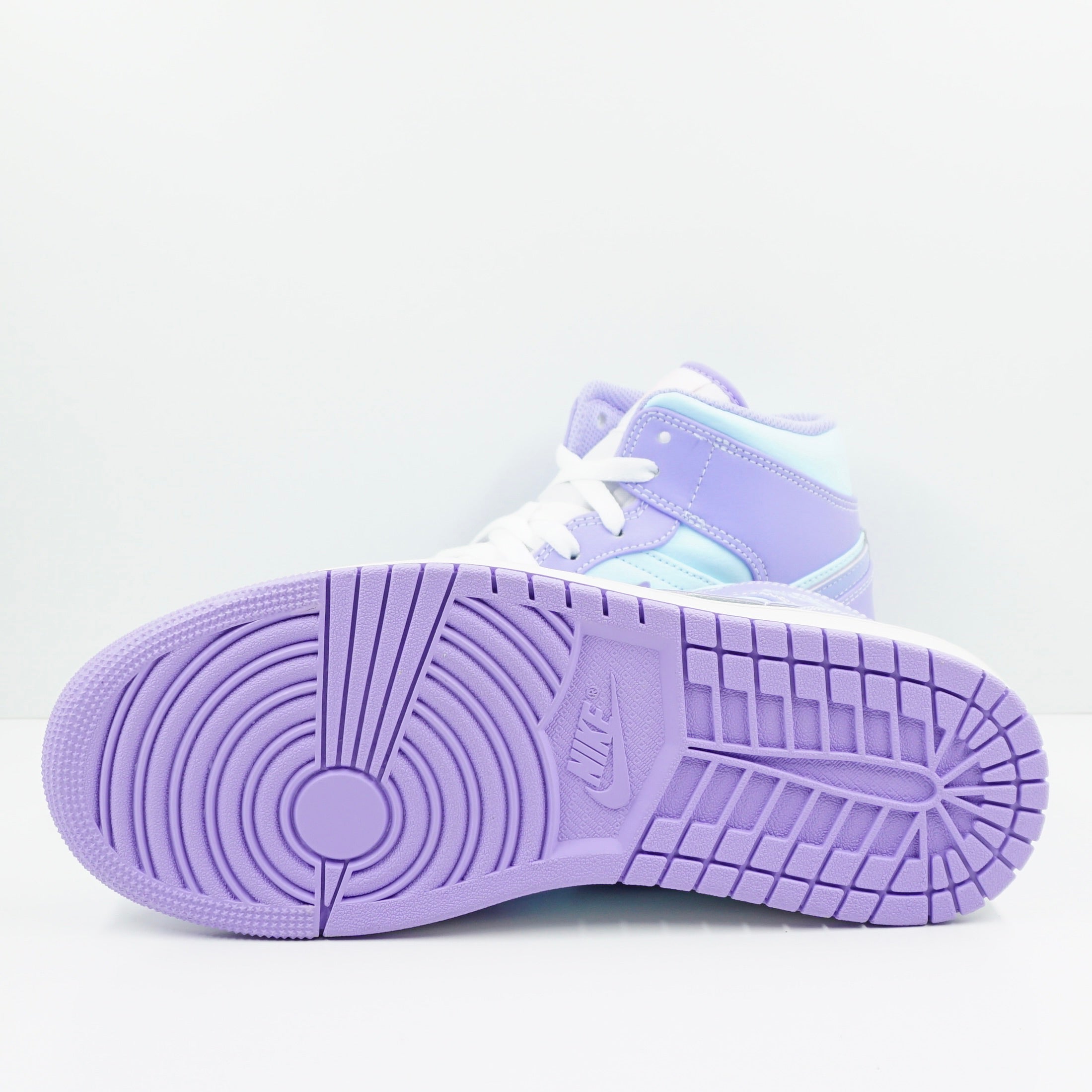 Jordan 1 Mid Purple Aqua