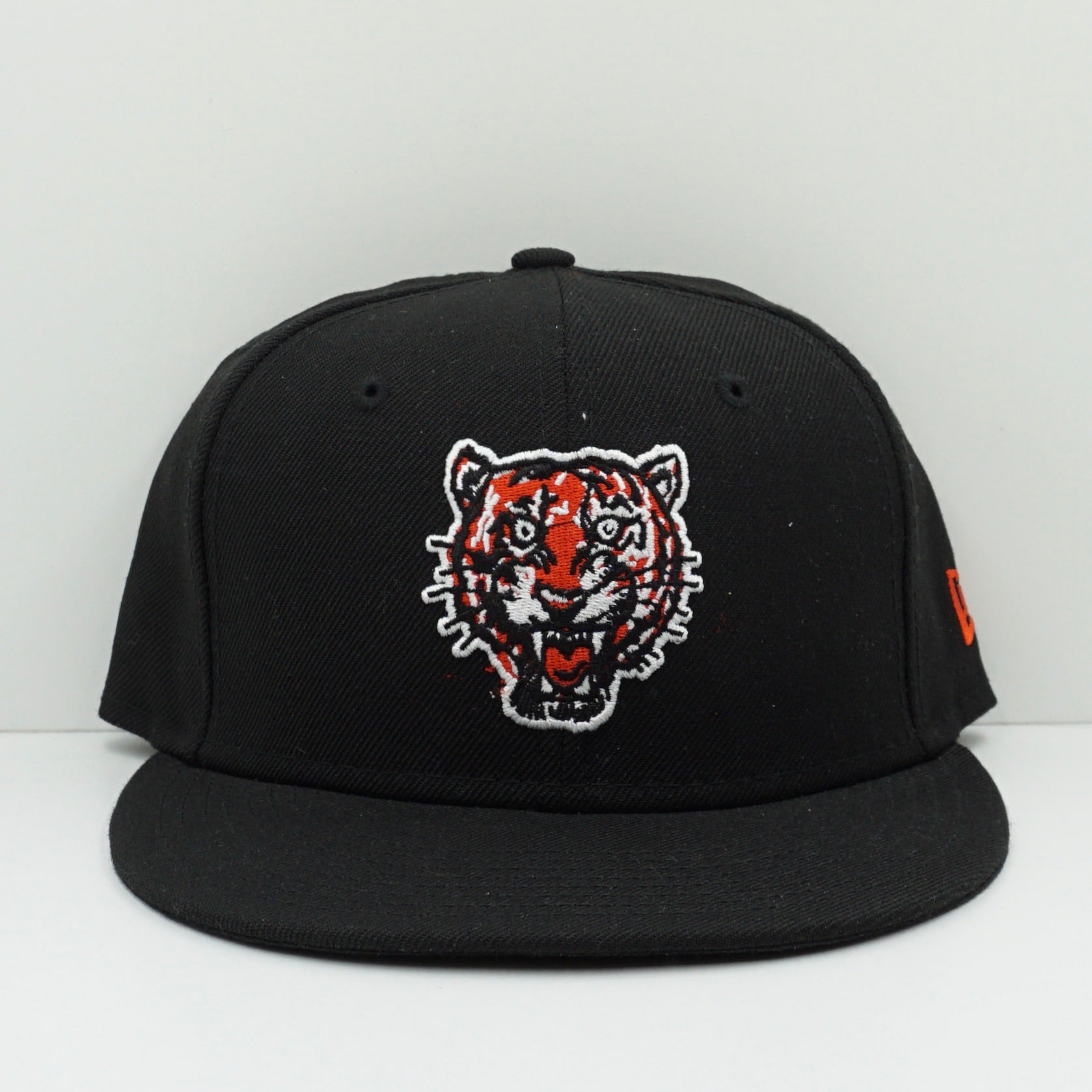 New Era Cooperstown Detroit Tigers Black Orange Fitted Cap