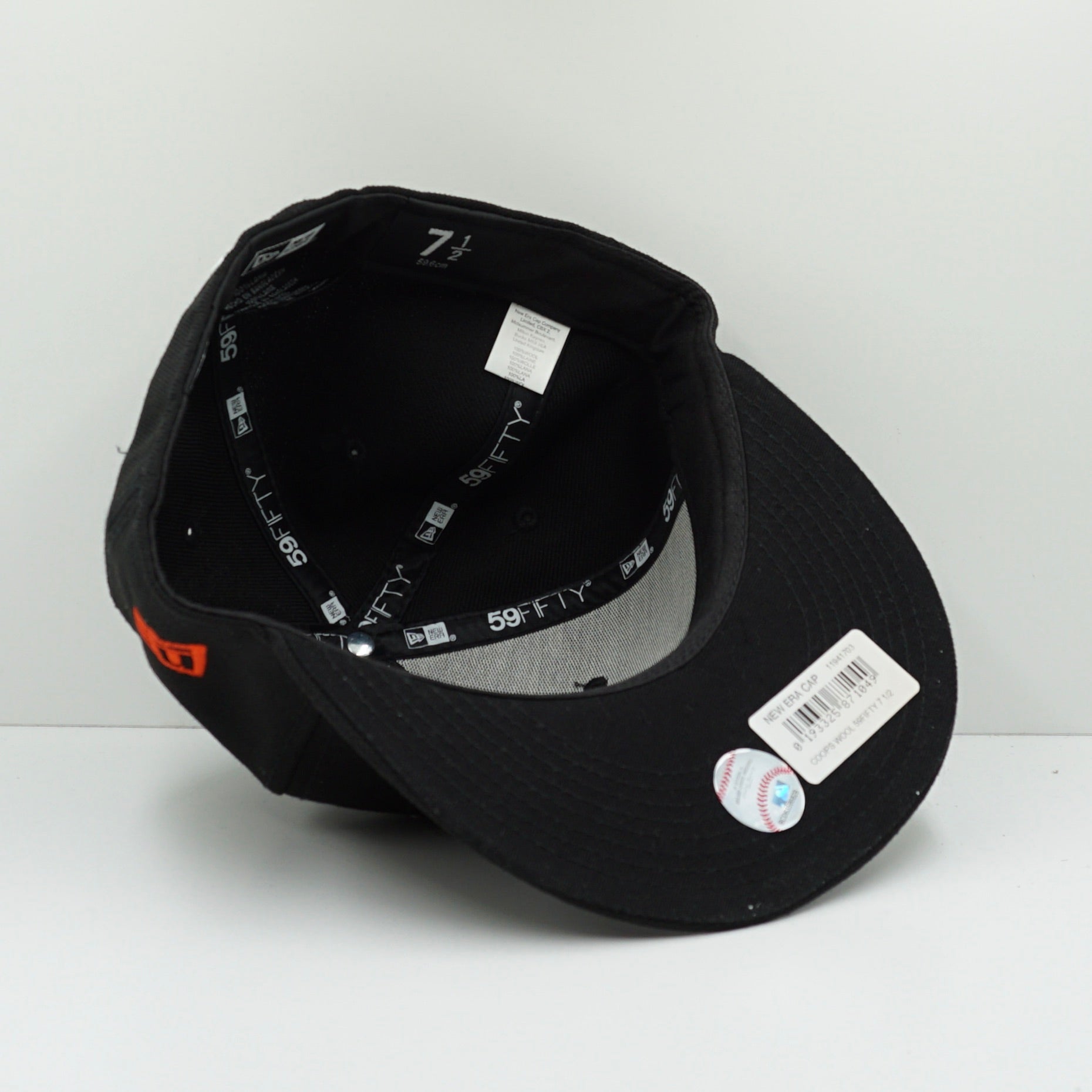 New Era Cooperstown Detroit Tigers Black Orange Fitted Cap