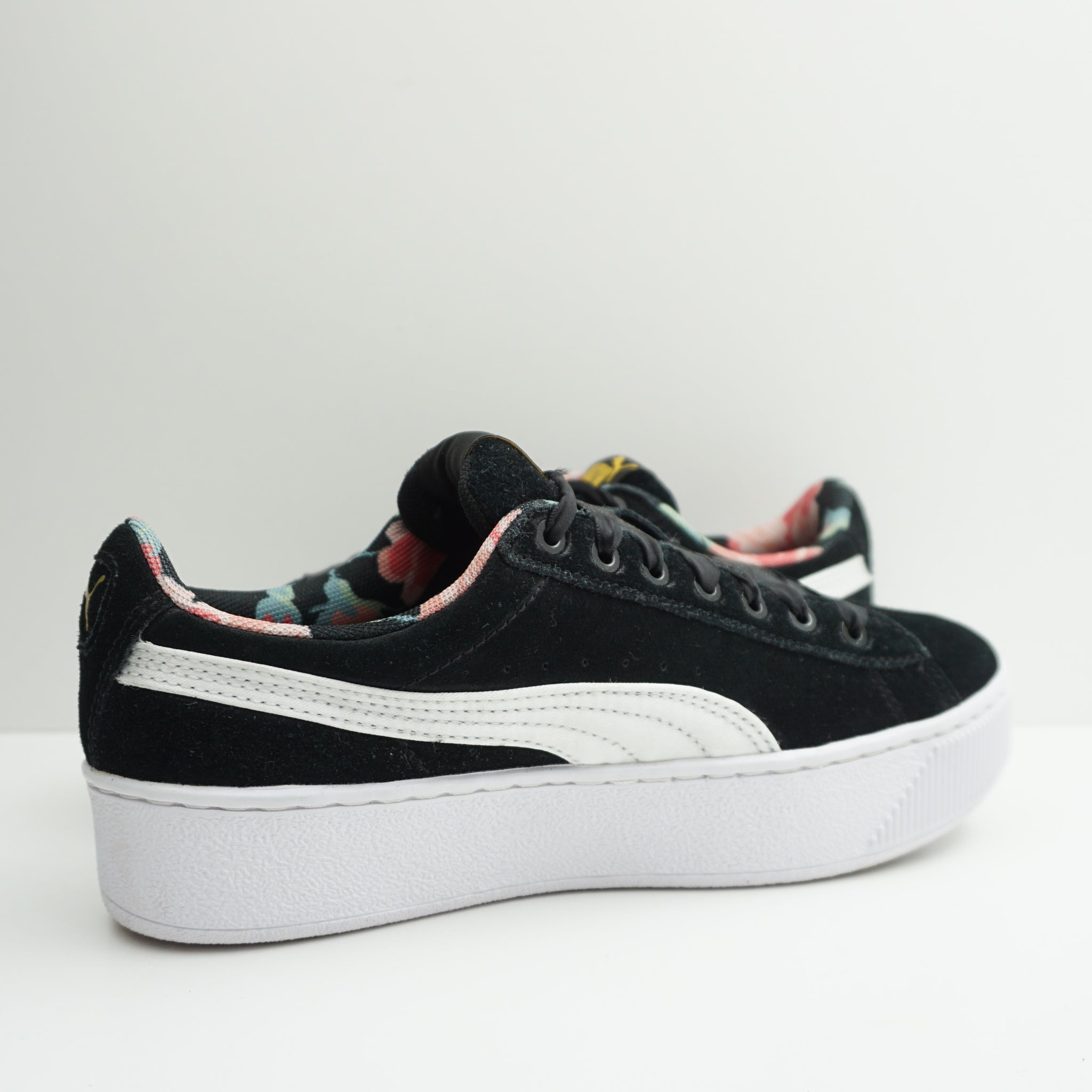 Puma Vikky Platform Black Floral (W)