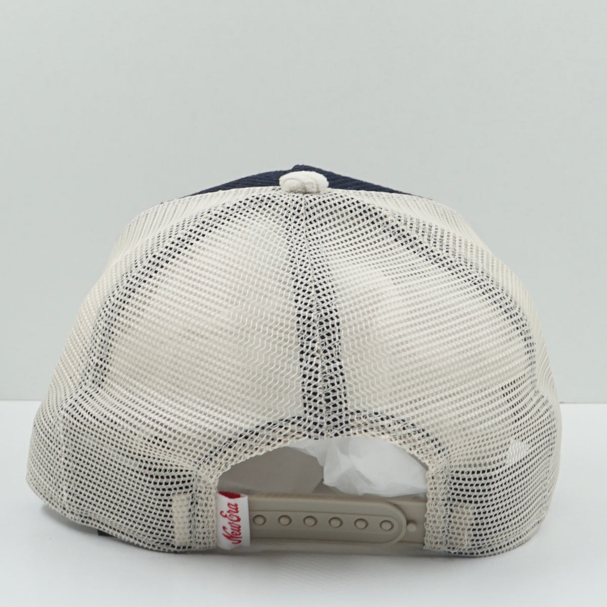 New Era Buffalo New York Manchester Navy Cream A-Frame Snapback Cap