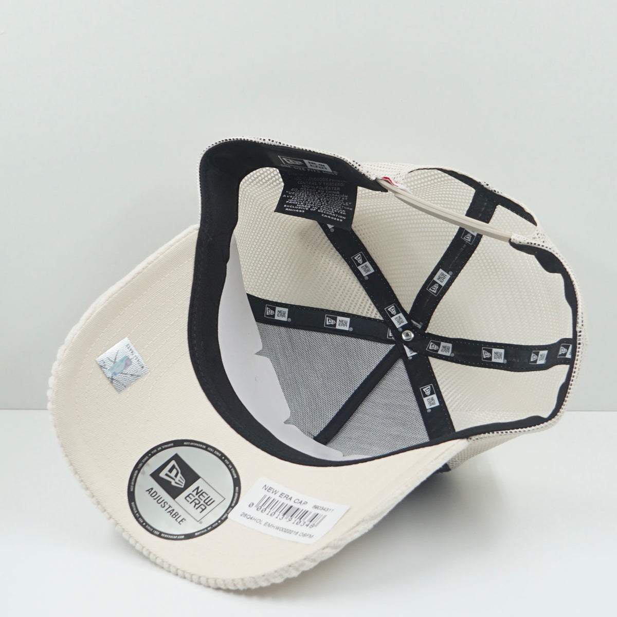 New Era Buffalo New York Manchester Navy Cream A-Frame Snapback Cap