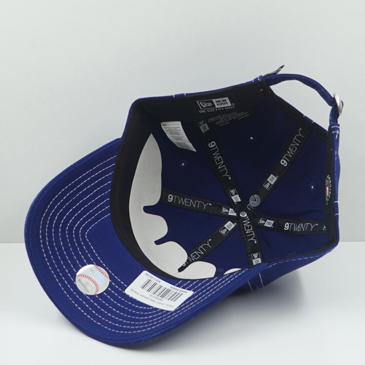 New Era Los Angeles Dodgers Contrast Stitching Blue Adjustable Cap