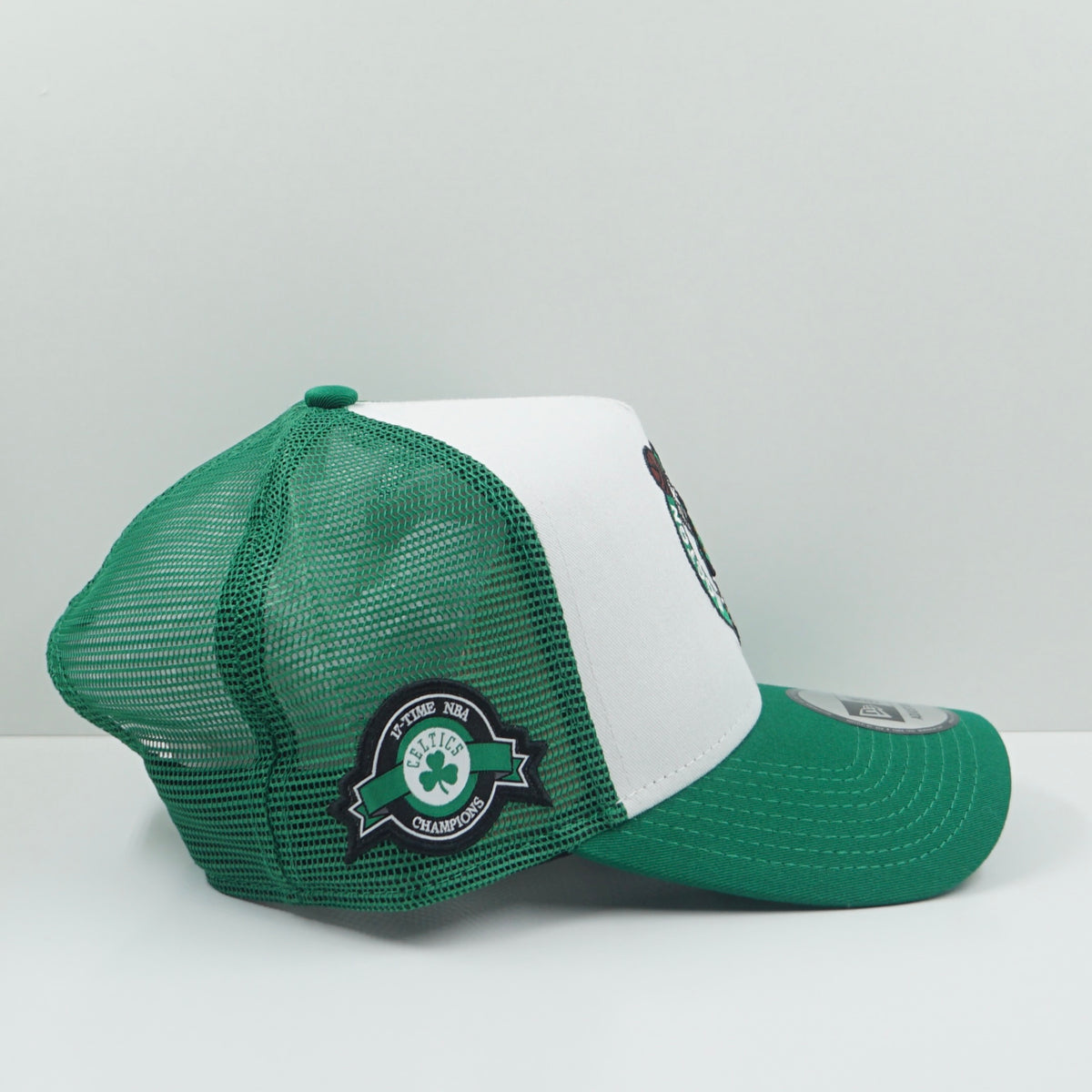 New Era Boston Celtics Green White A-Frame Snapback Cap