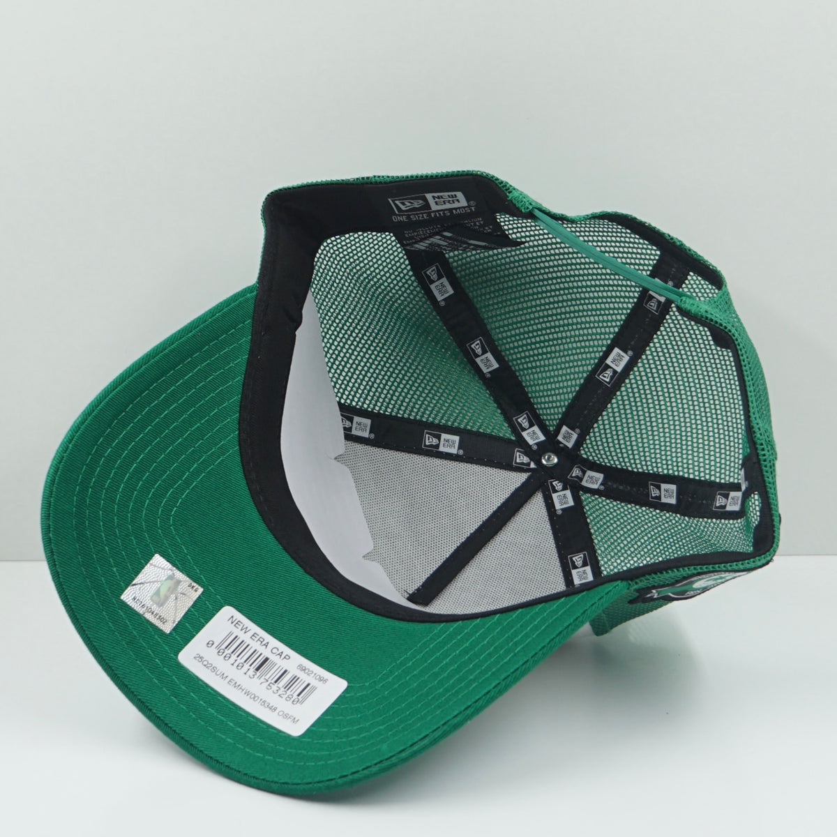New Era Boston Celtics Green White A-Frame Snapback Cap