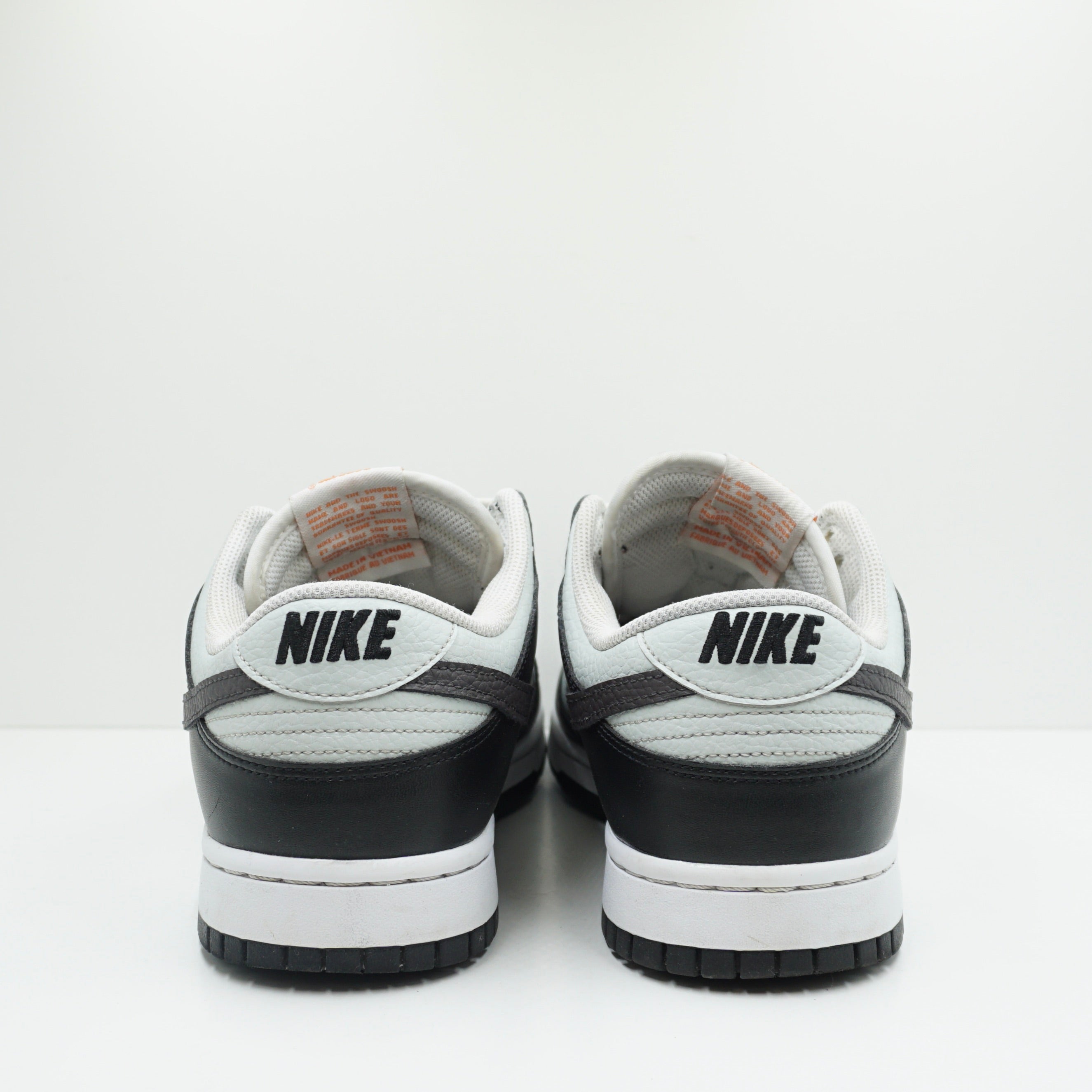 Nike Dunk Low Black Total Orange Mini Swoosh