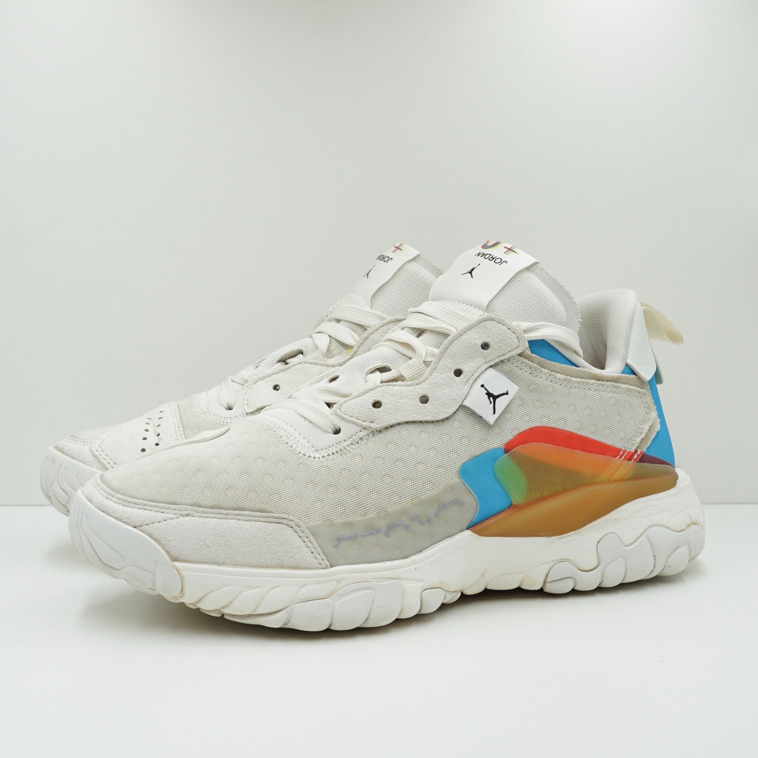 Jordan Delta White Multi-Color Mismatch