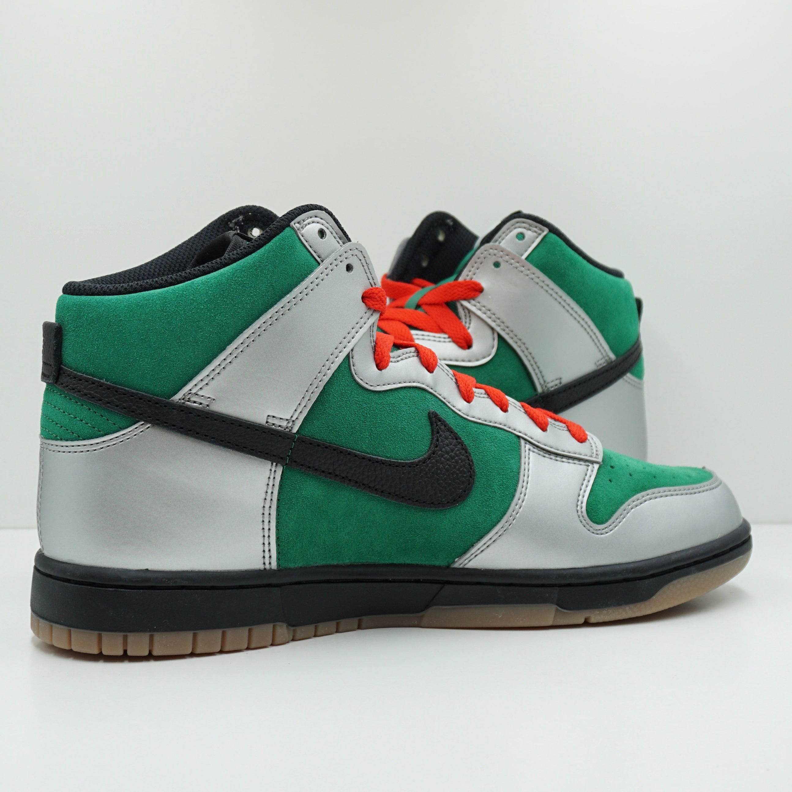 Nike Dunk High By You Silver Green Black