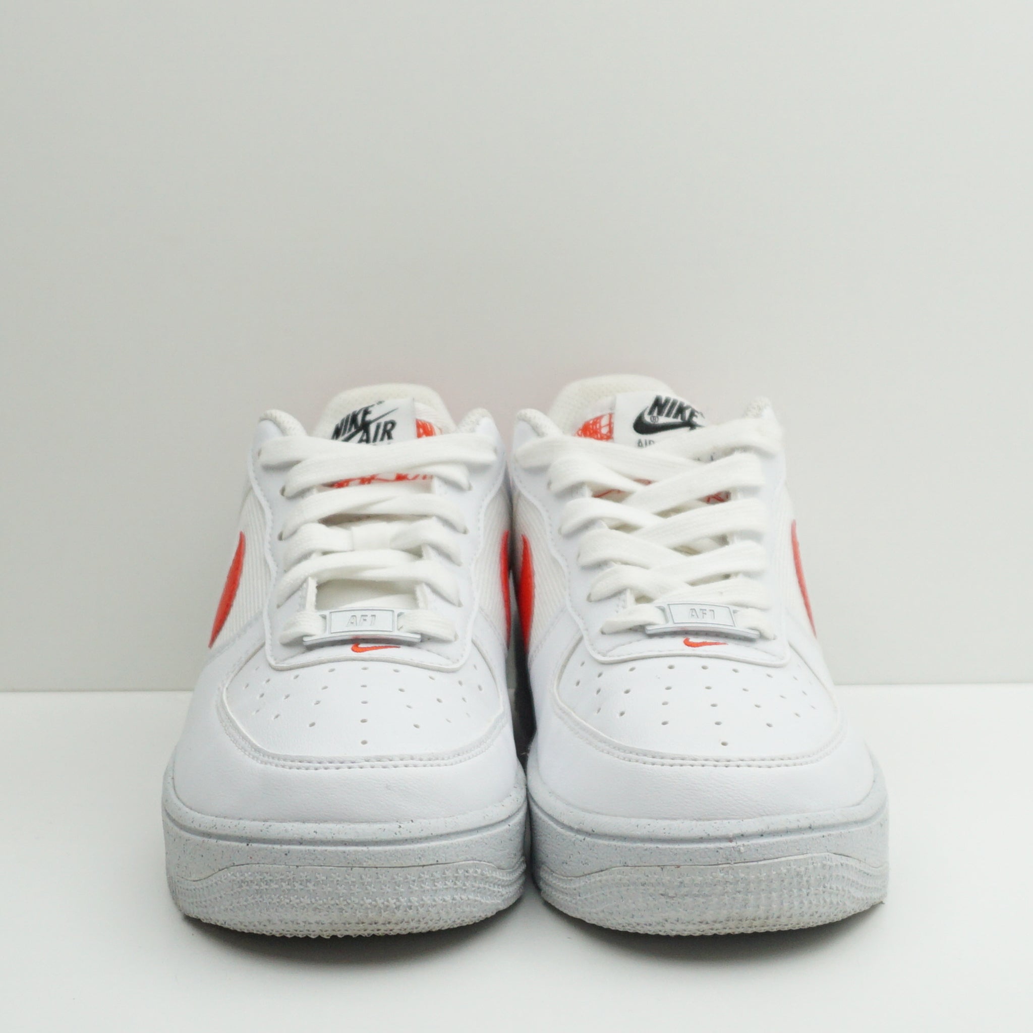 Nike Air Force 1 Crater Next Nature White Habonero Red (GS)