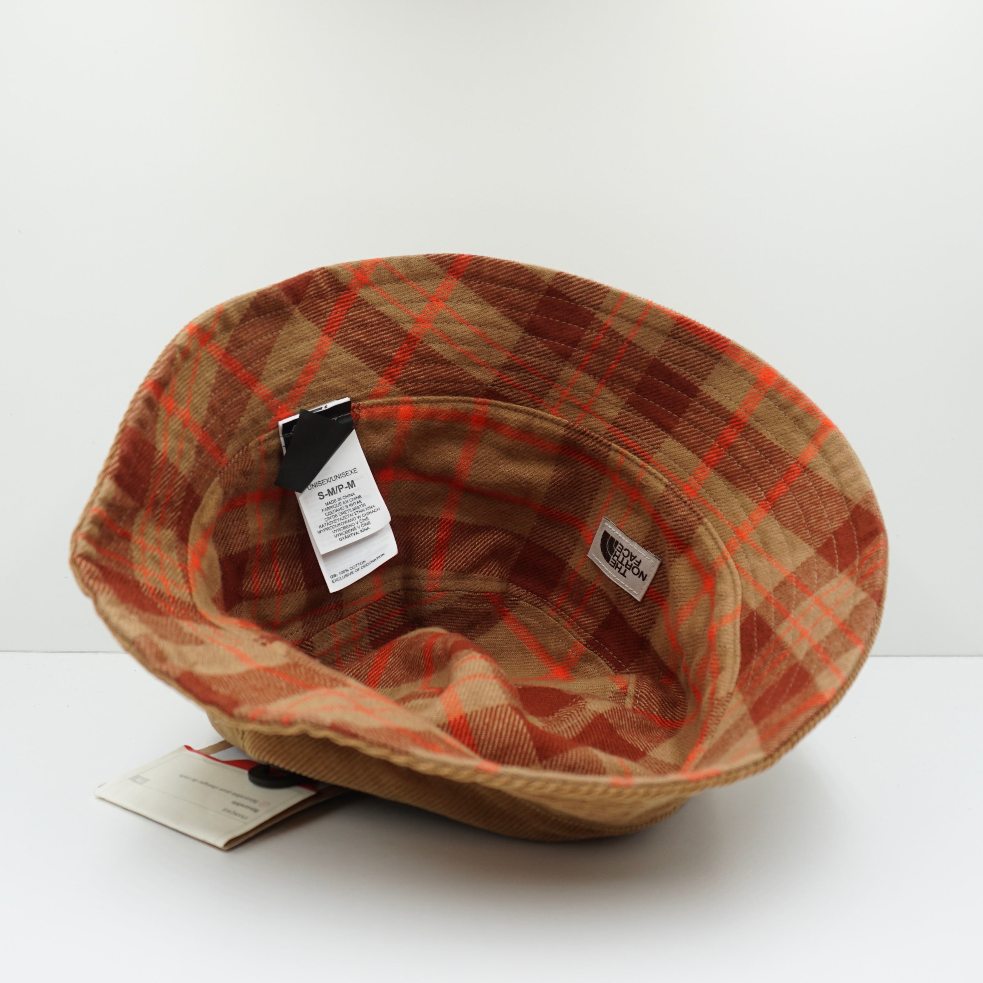 The North Face Reversible Brown Corduroy Bucket Hat