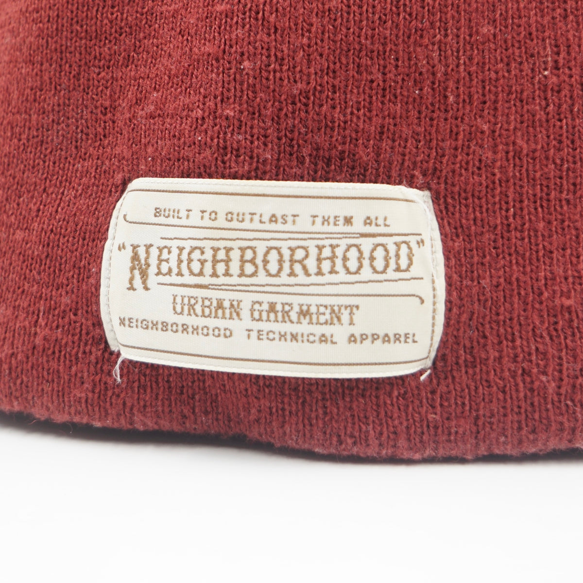 Neighborhood Dark Red Beanie