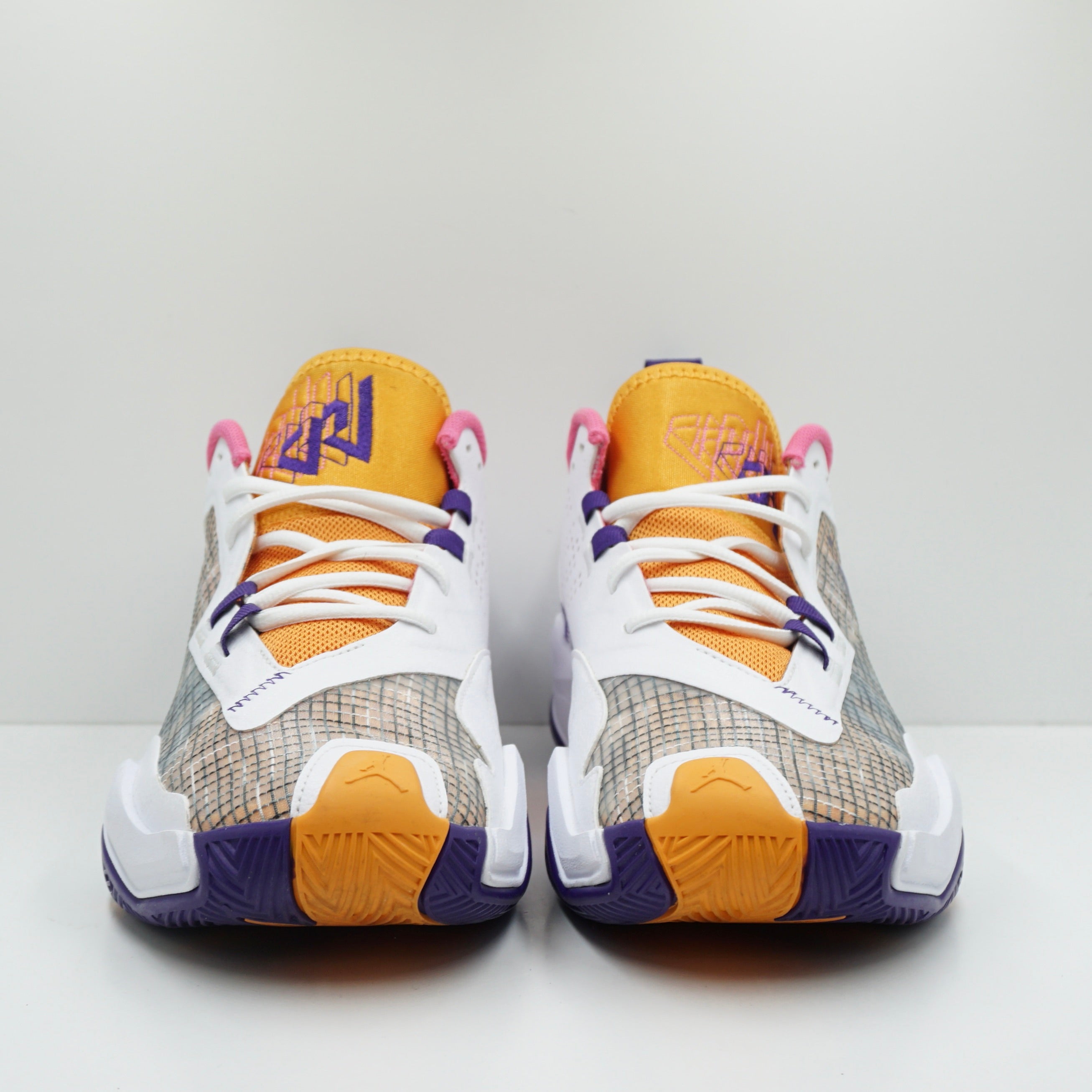 Jordan One Take 4 White Court Purple Canyon Gold