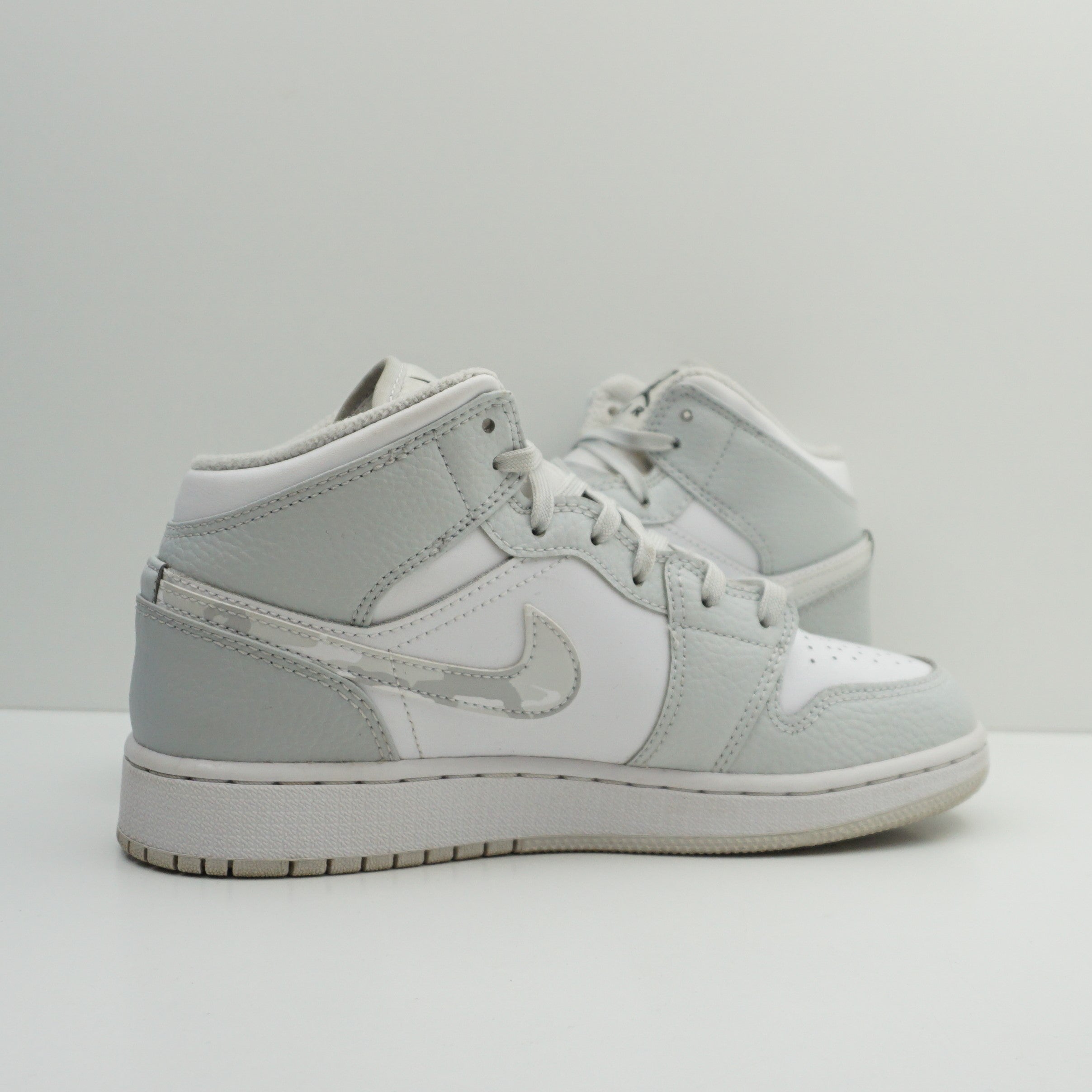 Jordan 1 Mid Grey Camo (GS)