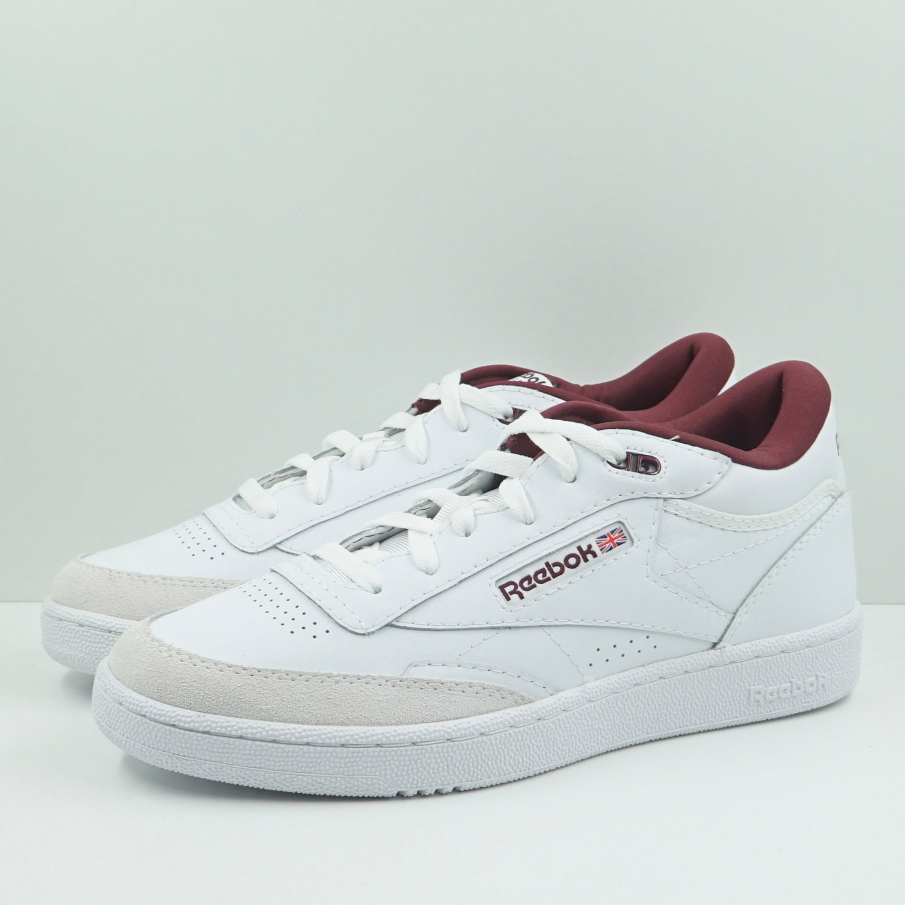 Reebok Club C Mid II White Maroon