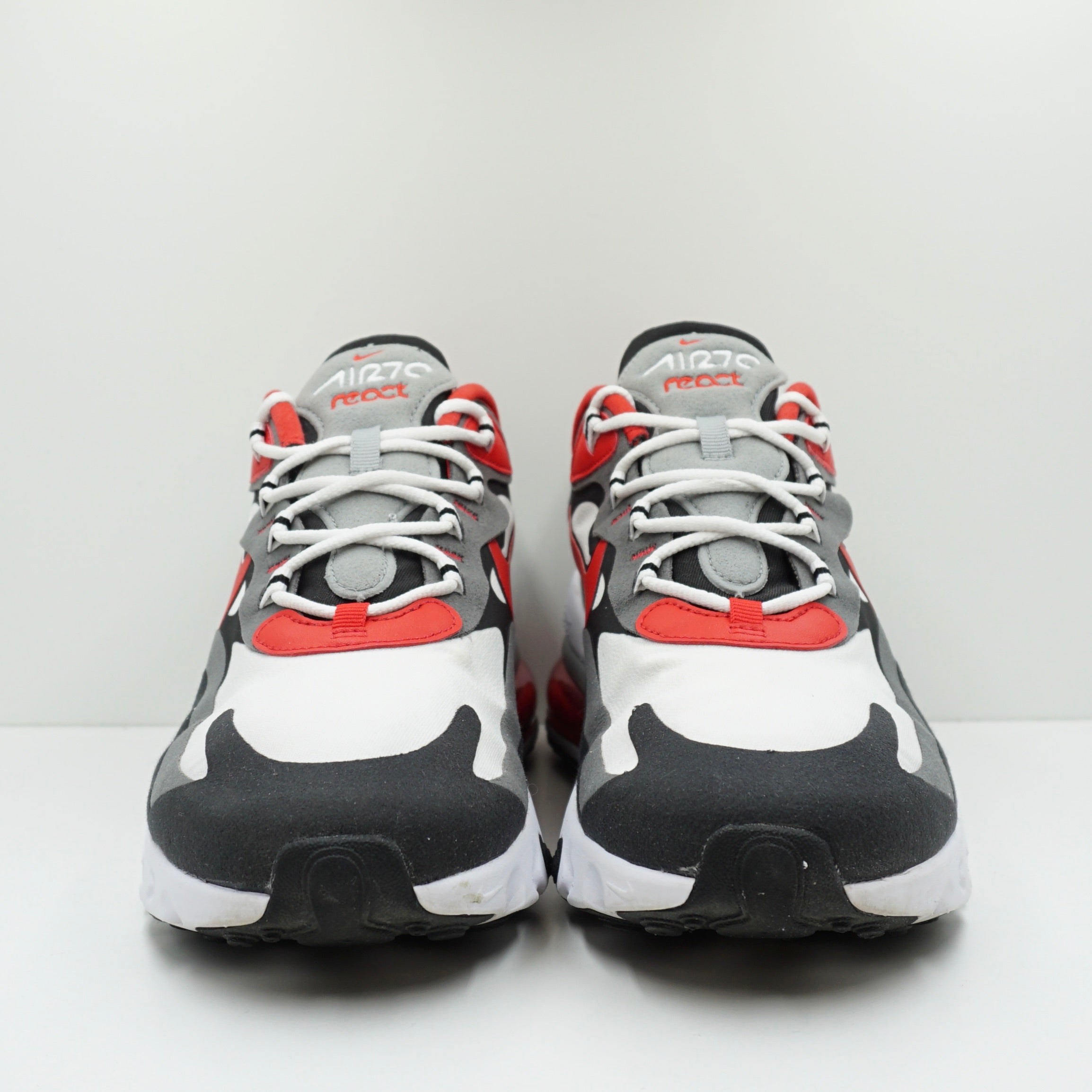 nike air max 270 react grey and red