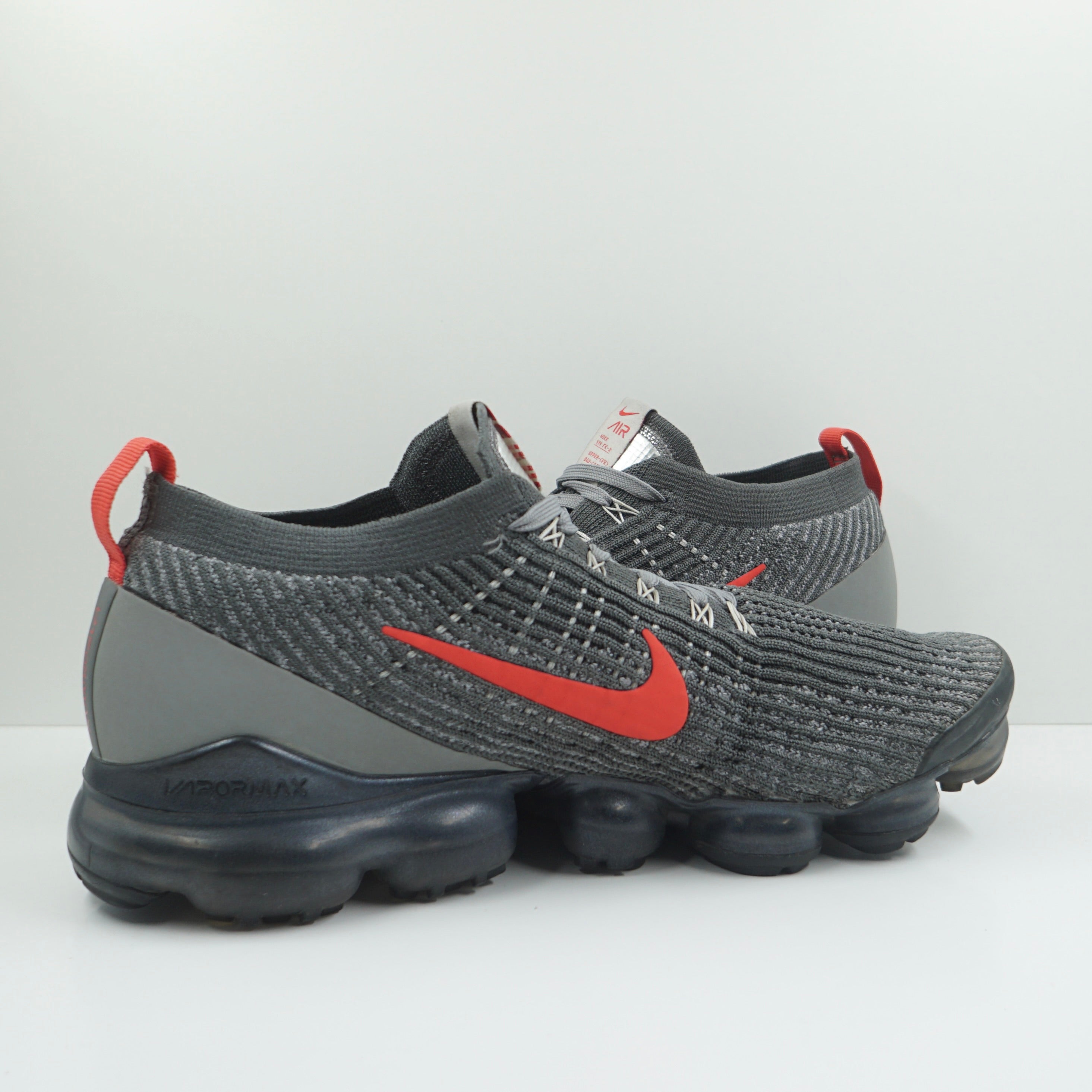 Nike Air VaporMax Flyknit 3 Grey Track Red