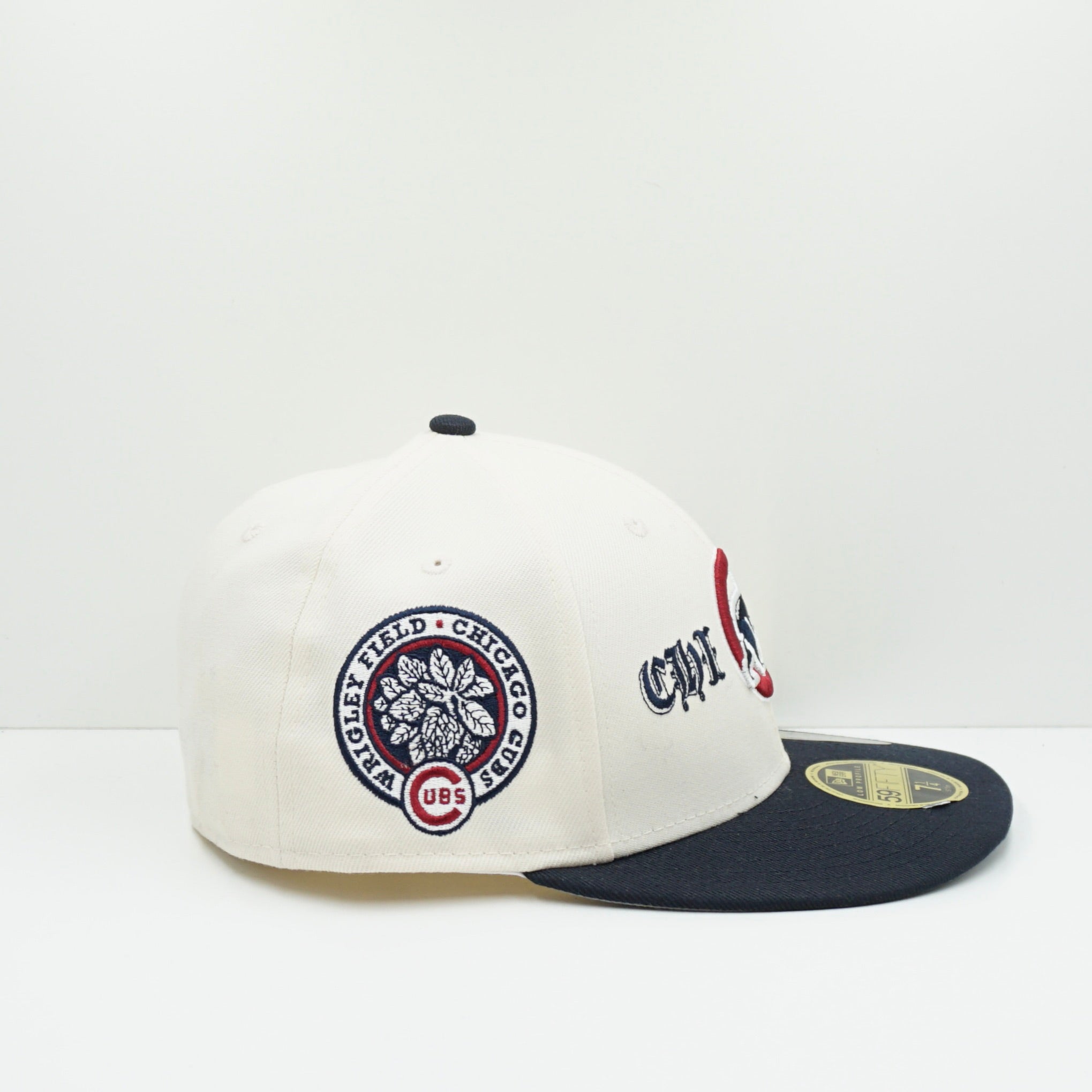 New Era Cooperstown Chicago Cubs Chi Town Beige Low Profile Fitted Cap