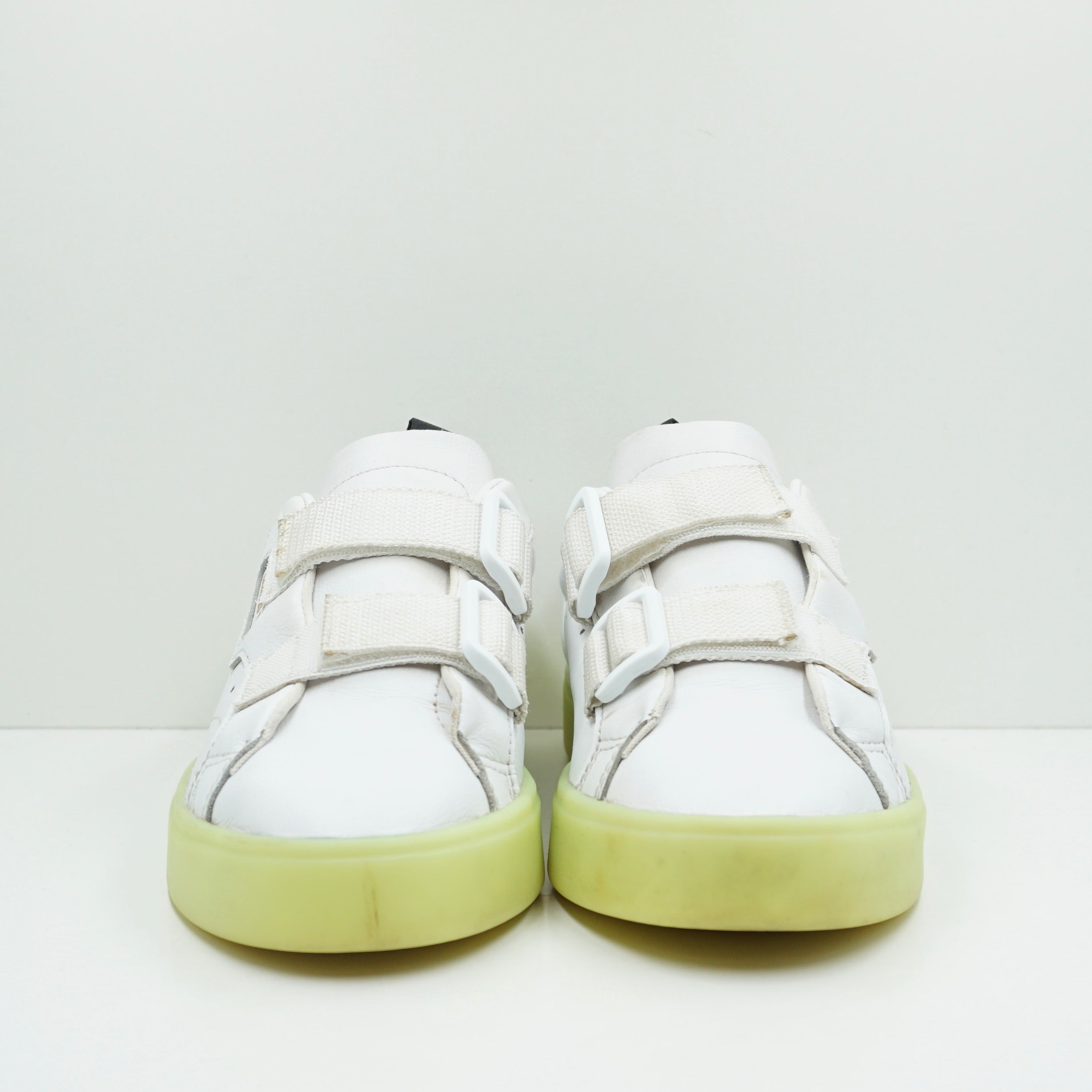 Adidas Sleek Straps White Yellow (W)