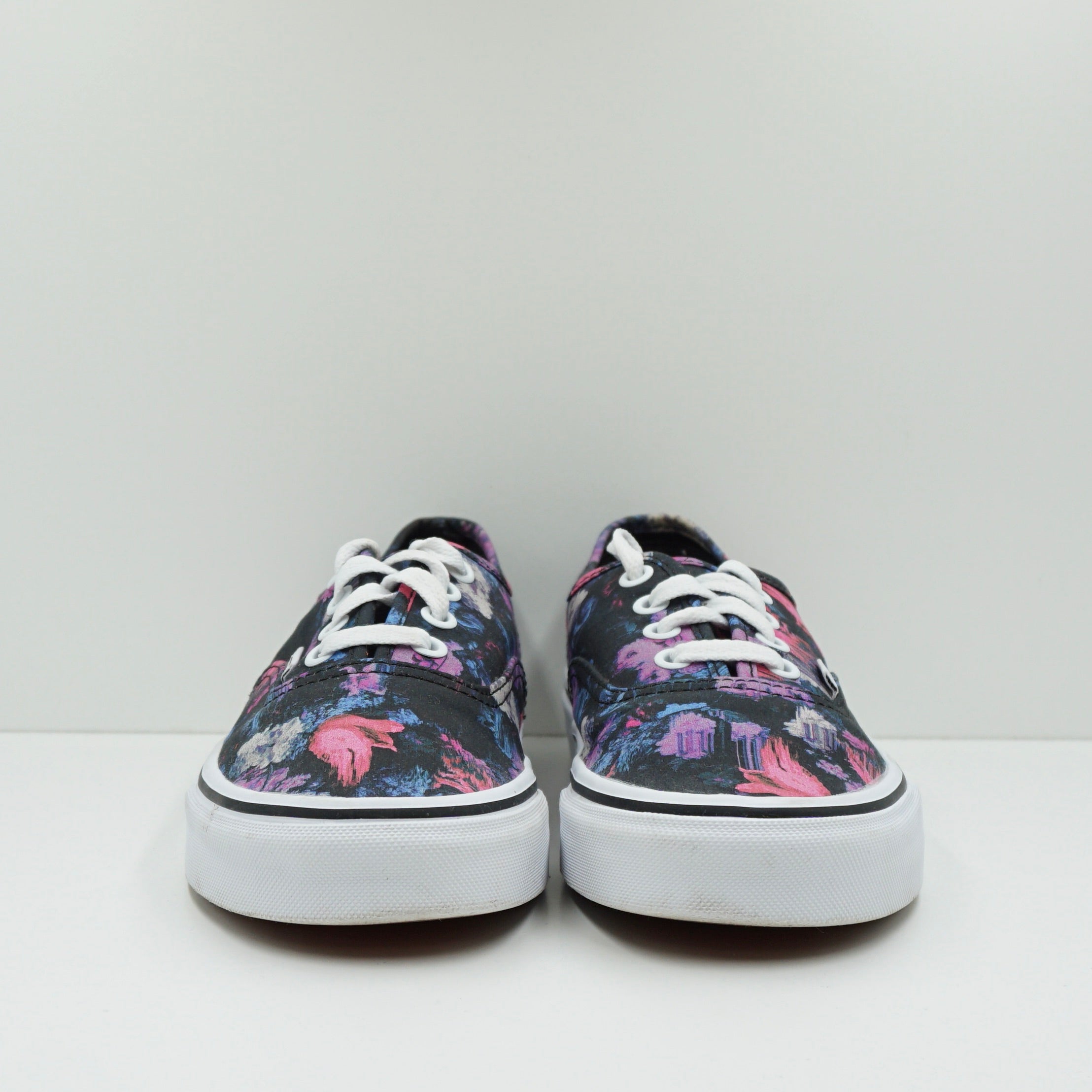 Vans Authentic Black Floral Pattern