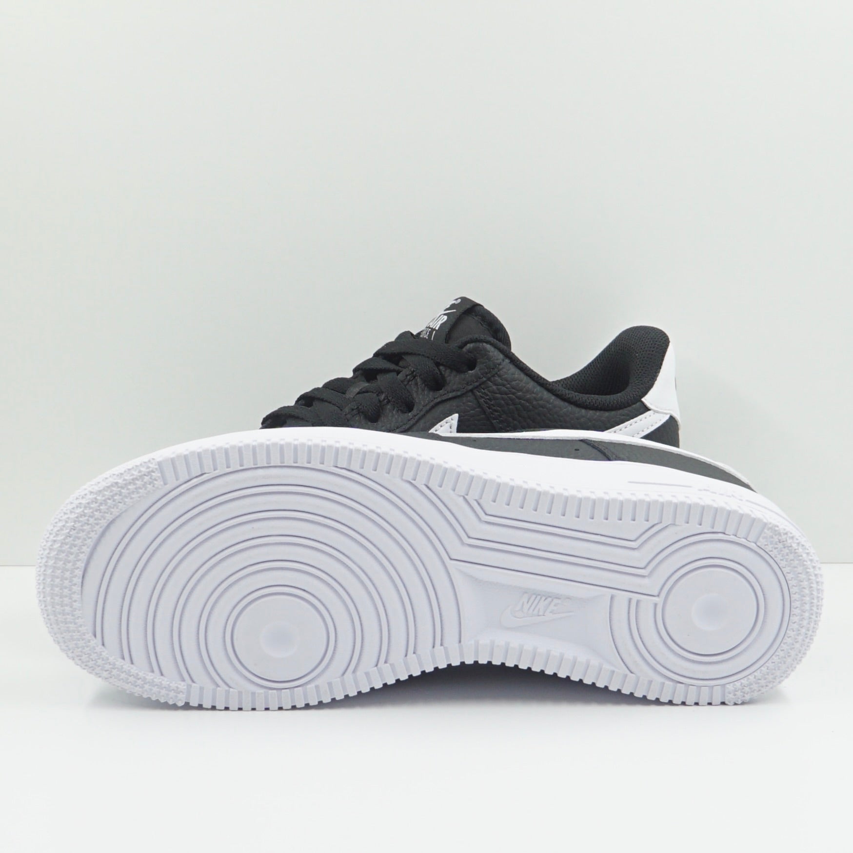 Nike Air Force 1 Low '07 Black White Pebbled Leather
