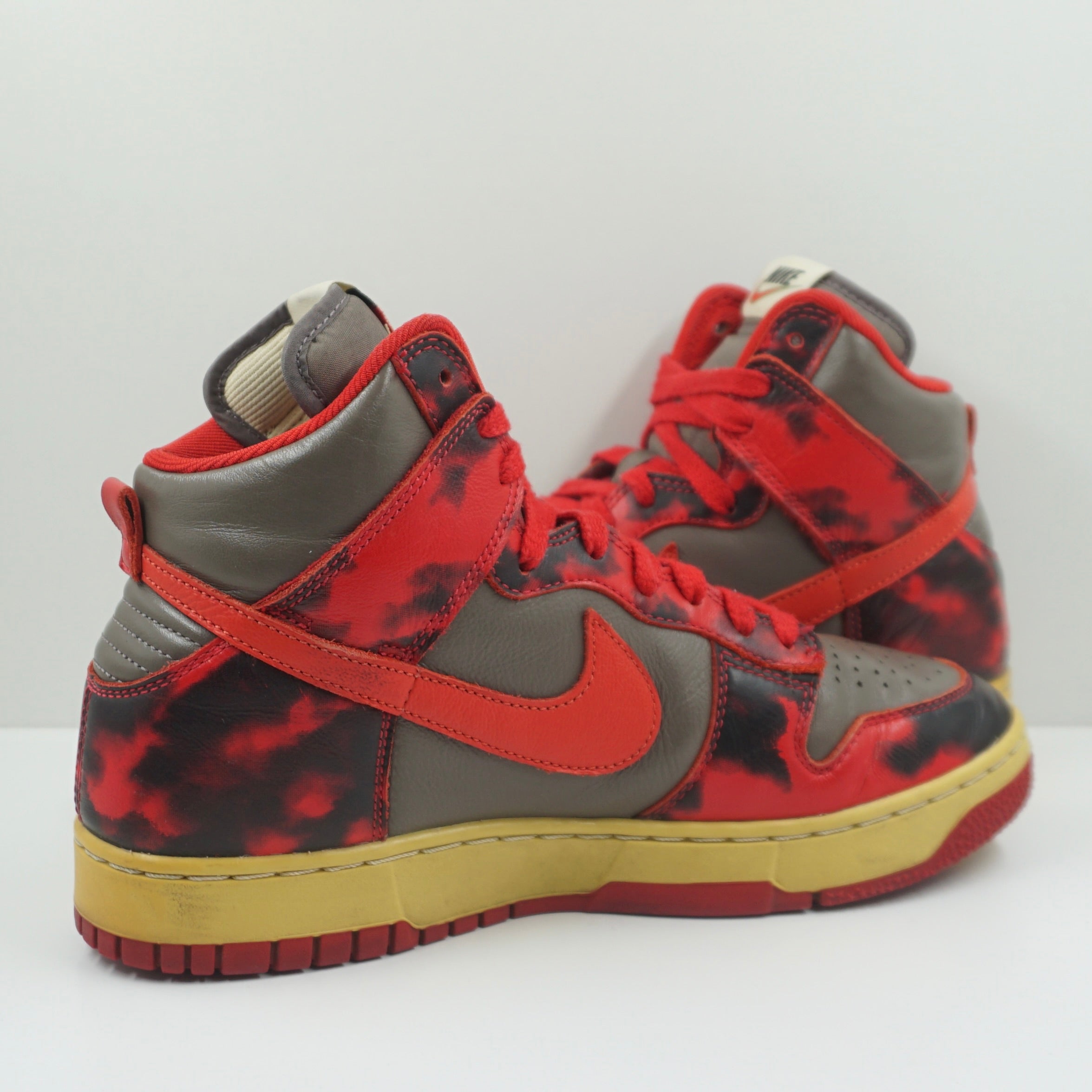 Nike Dunk High 1985 Red Acid Wash