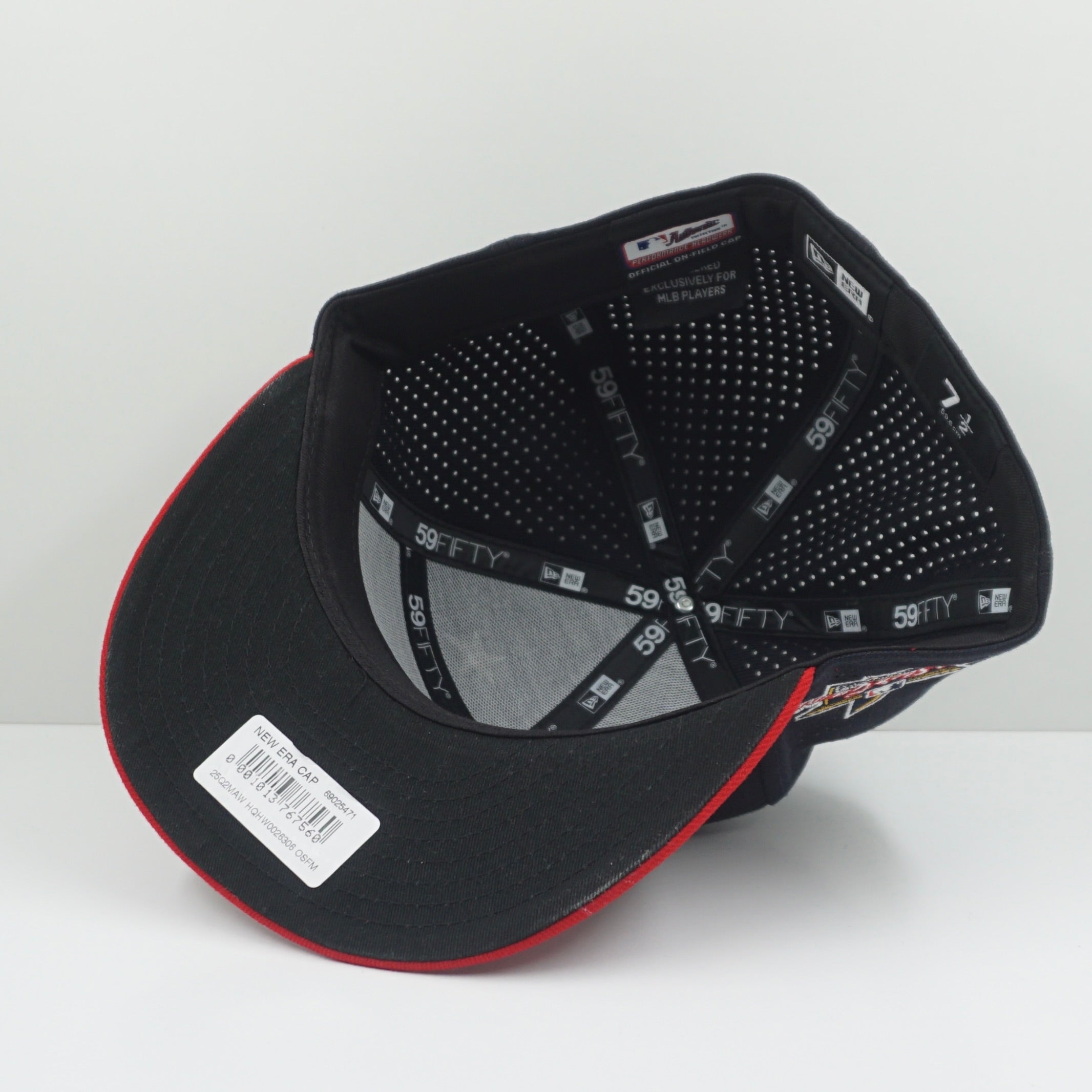 New Era Tampa Bay Rays Navy Red Fitted Cap