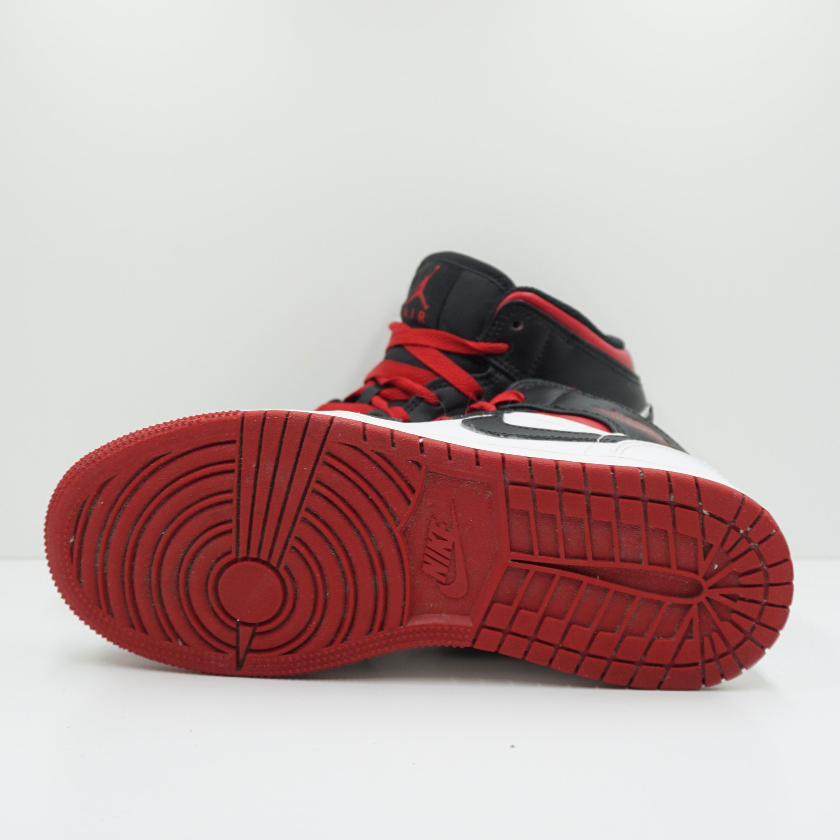 Jordan 1 Mid Gym Red Black Toe (GS)