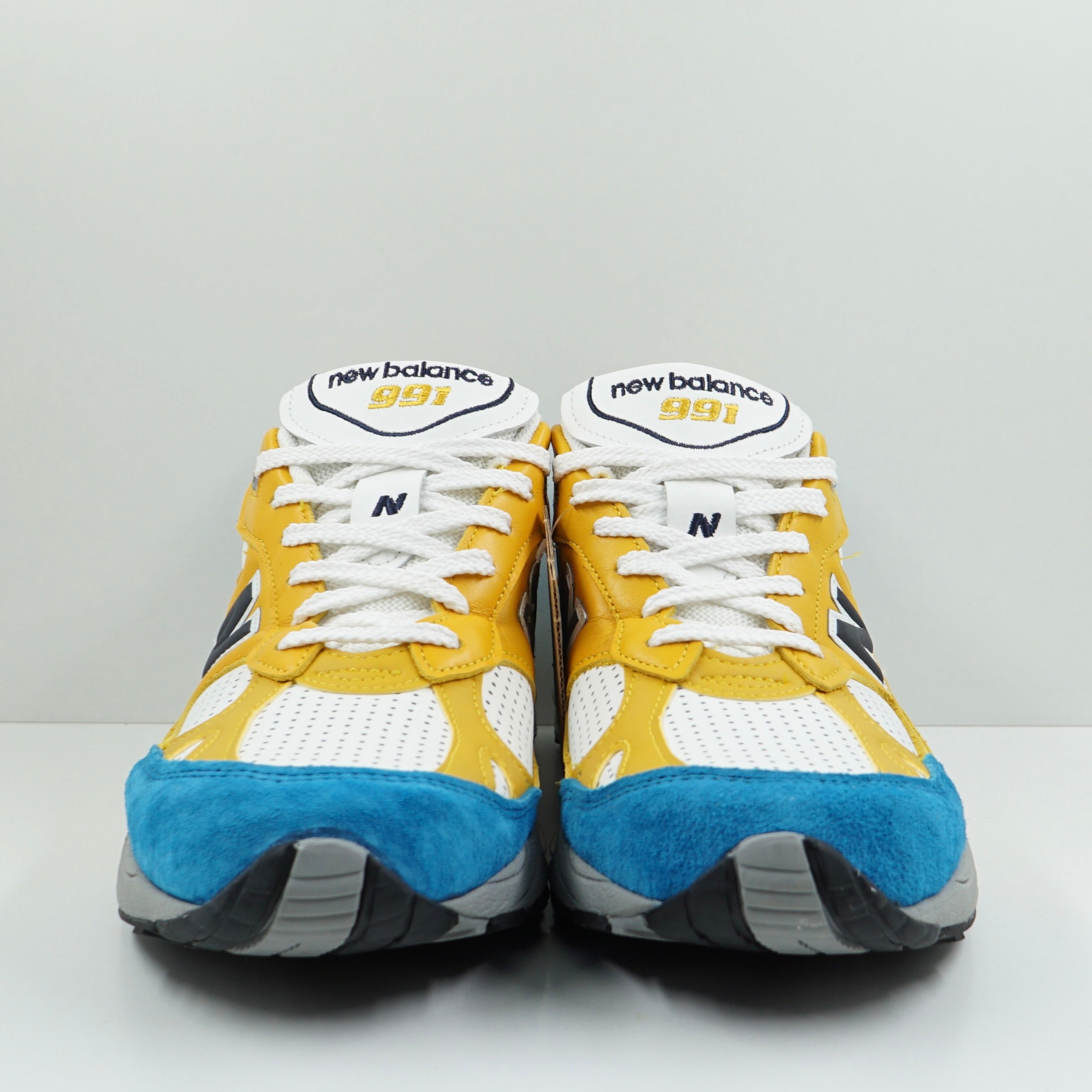 New Balance 991 MiUK Sneakersnstuff Blue Yellow