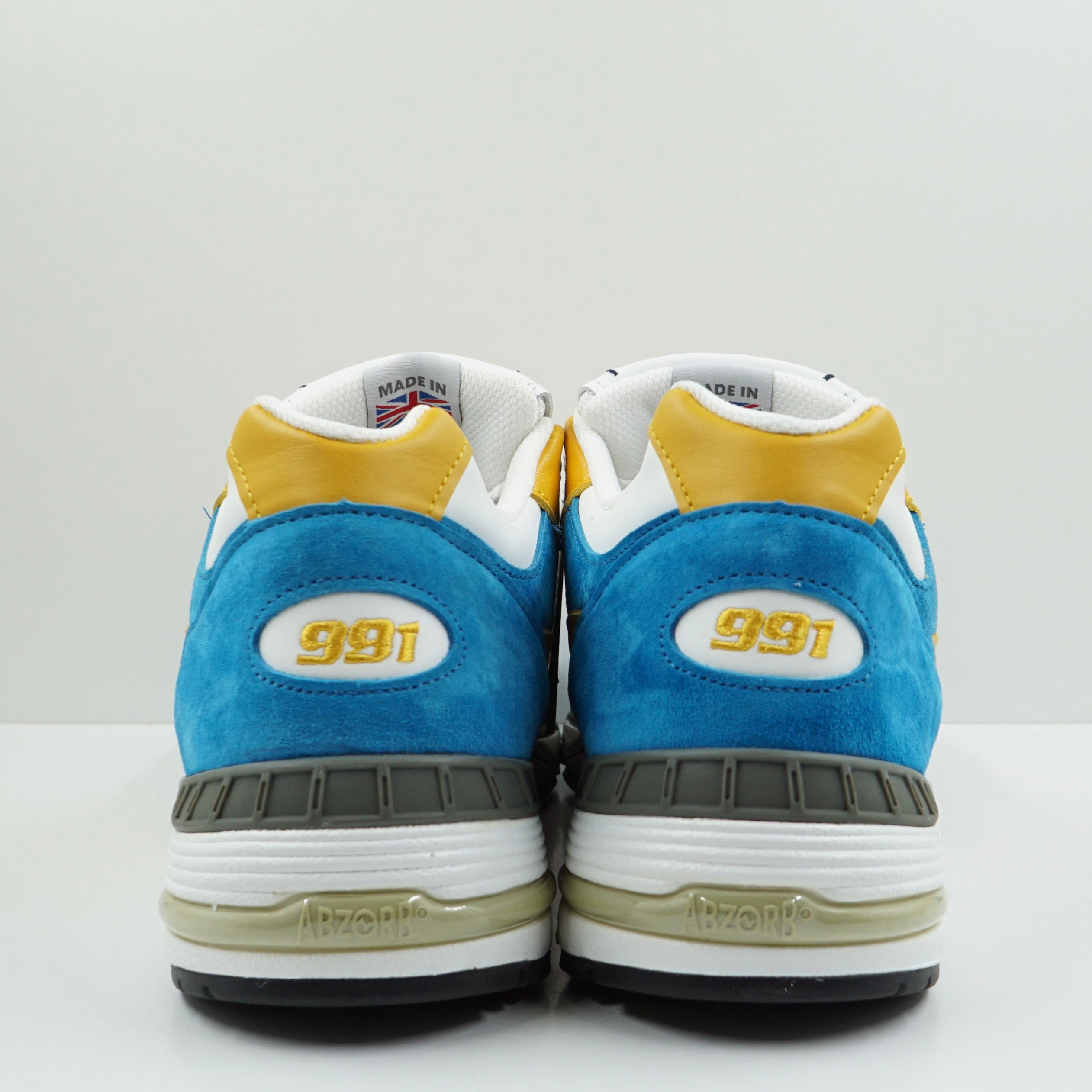 New Balance 991 MiUK Sneakersnstuff Blue Yellow