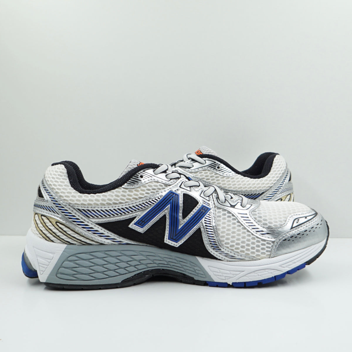 New Balance 860v2 White Team Royal Silver