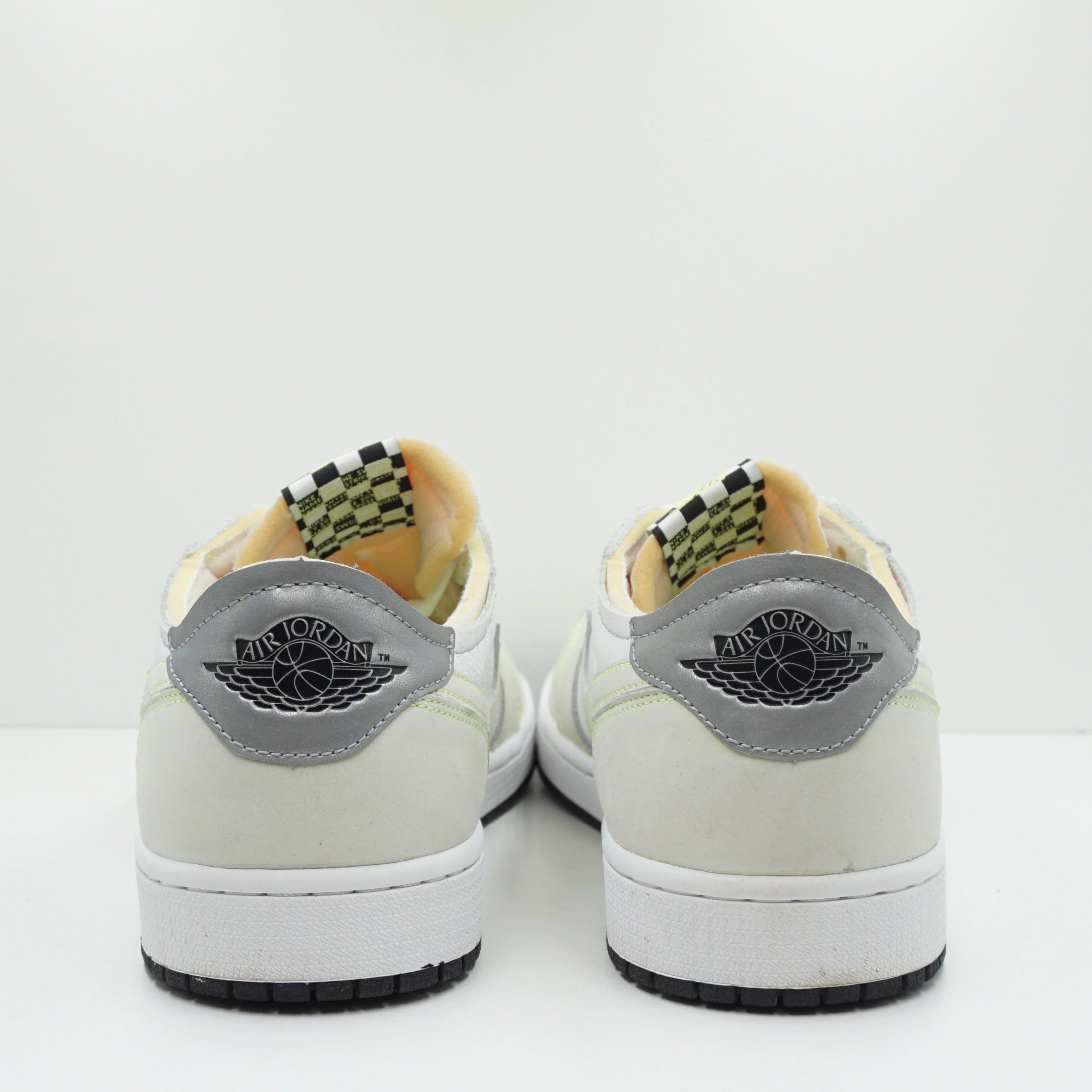 Jordan 1 Retro Low White Ghost Green Black