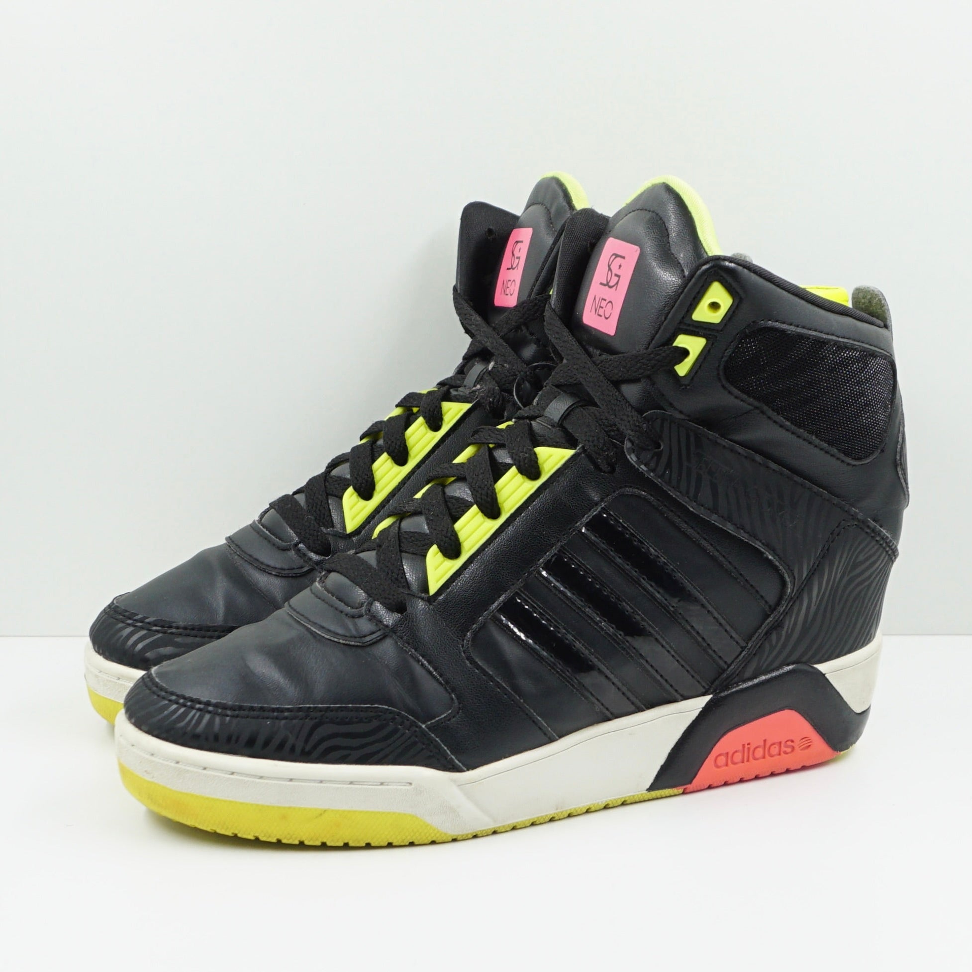 Adidas Wedge SG Black Pink Green