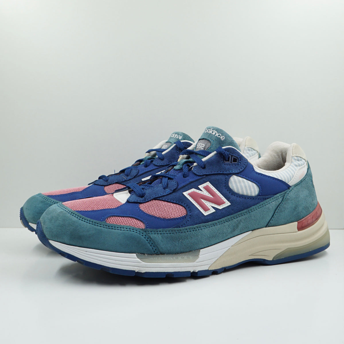 New Balance 992 Blue Teal Rose