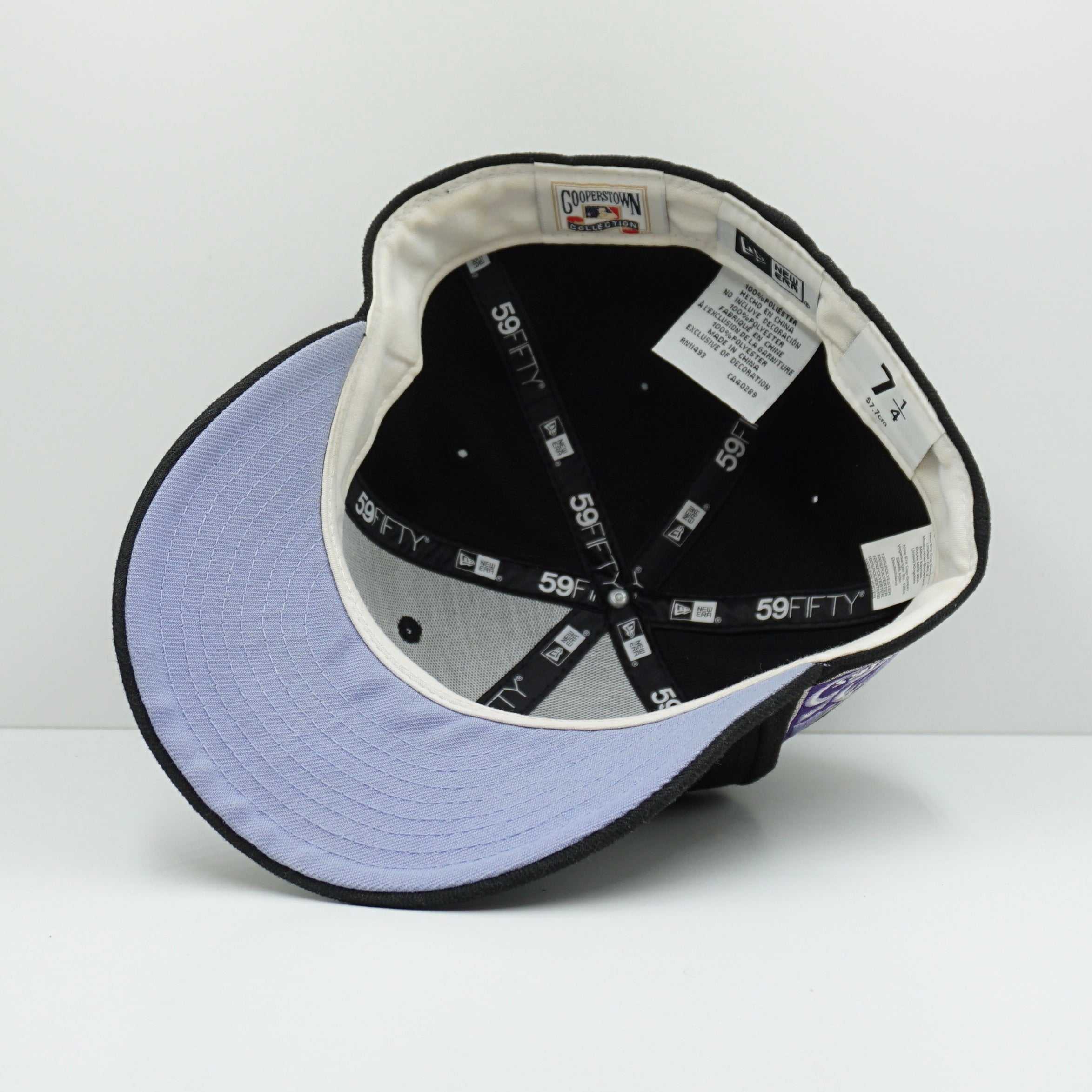 New Era Colorado Rockies Newspaper & Cigar Black Fitted Cap