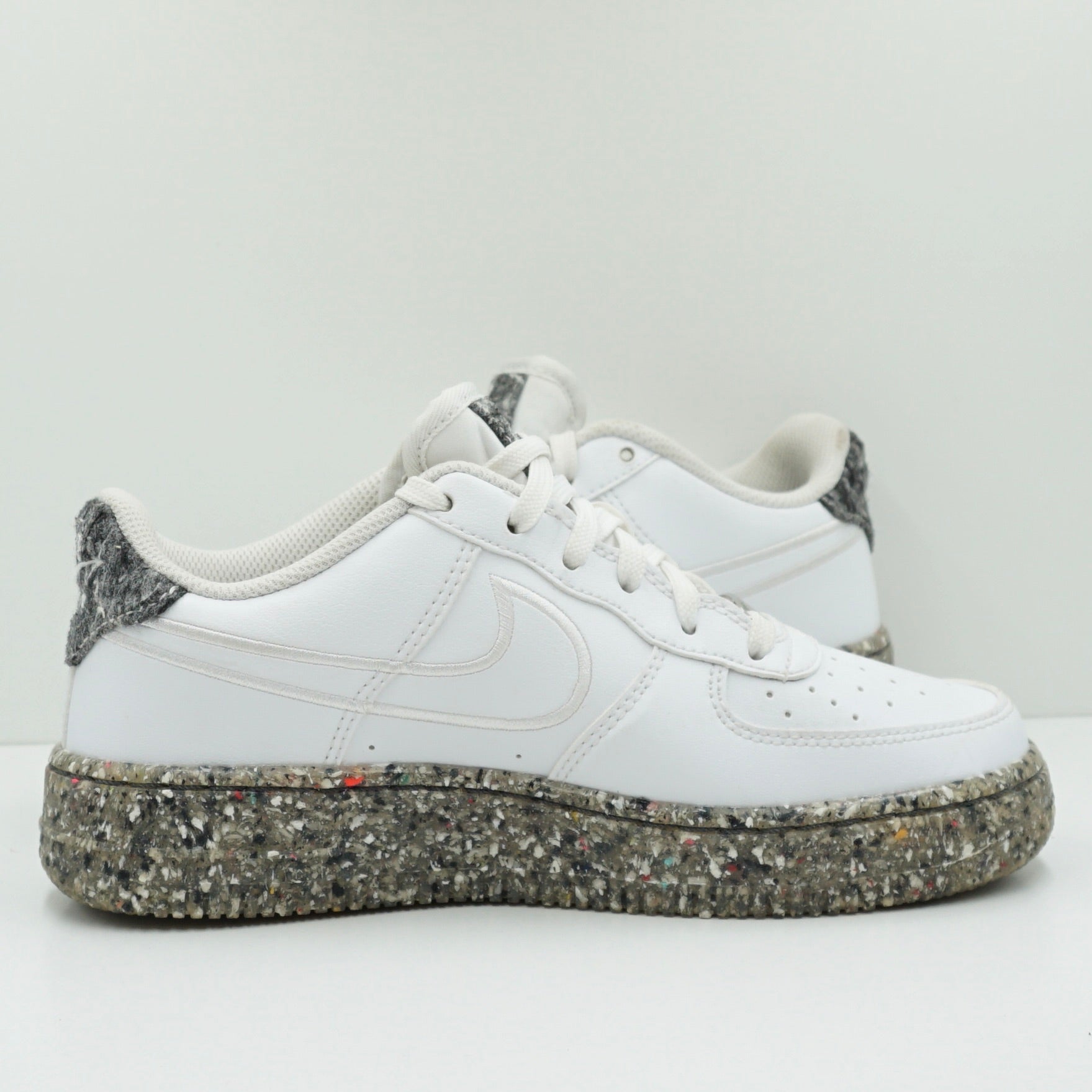 Nike Air Force 1 Low Recycled Wool Pack White (GS)