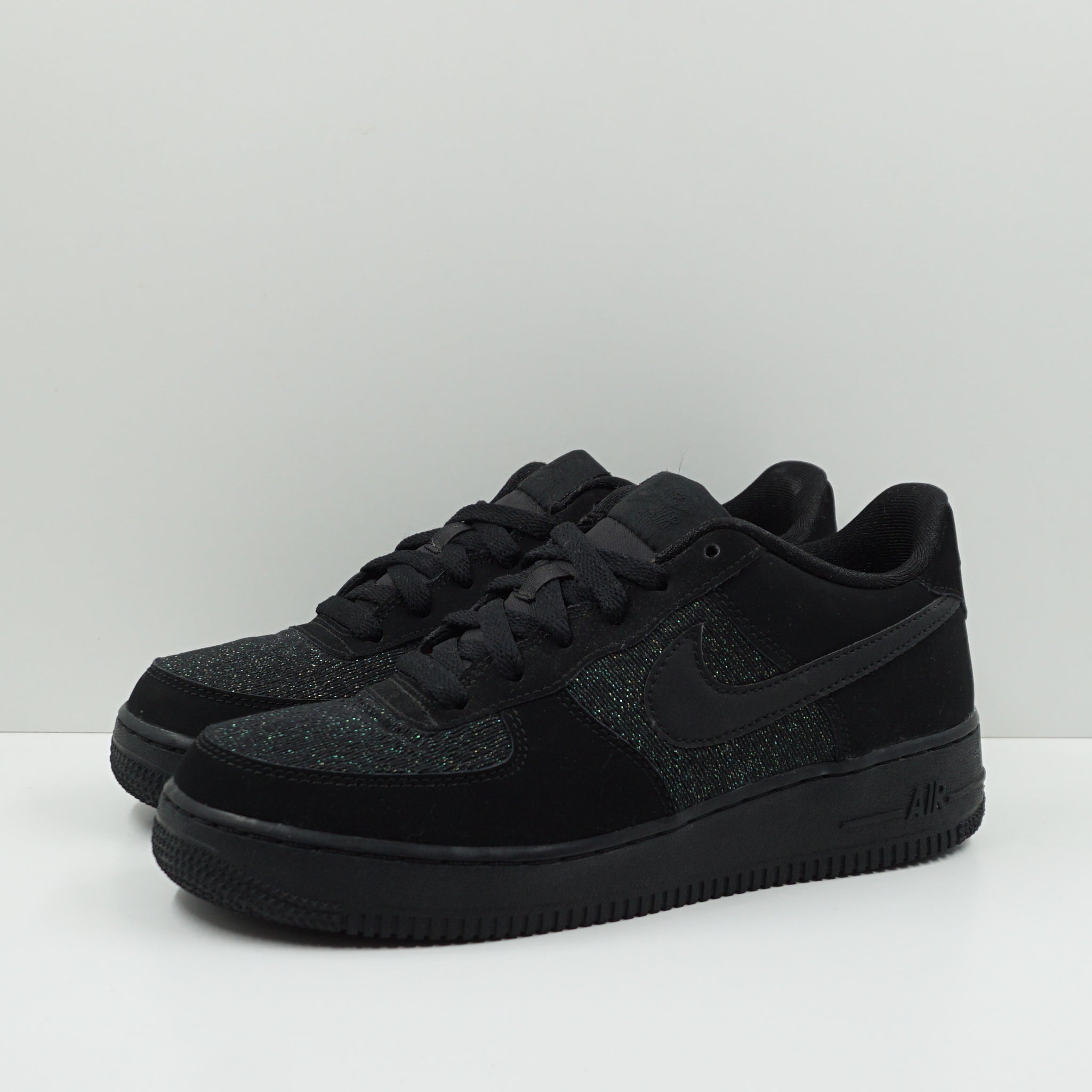 Nike Air Force 1 LV8 Black Glitter (GS)