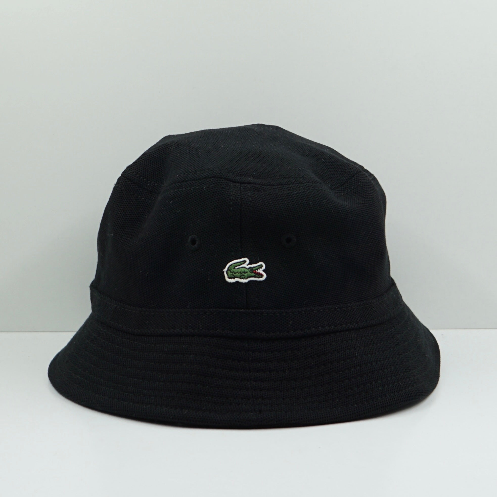 Lacoste Small Logo Black Bucket Hat