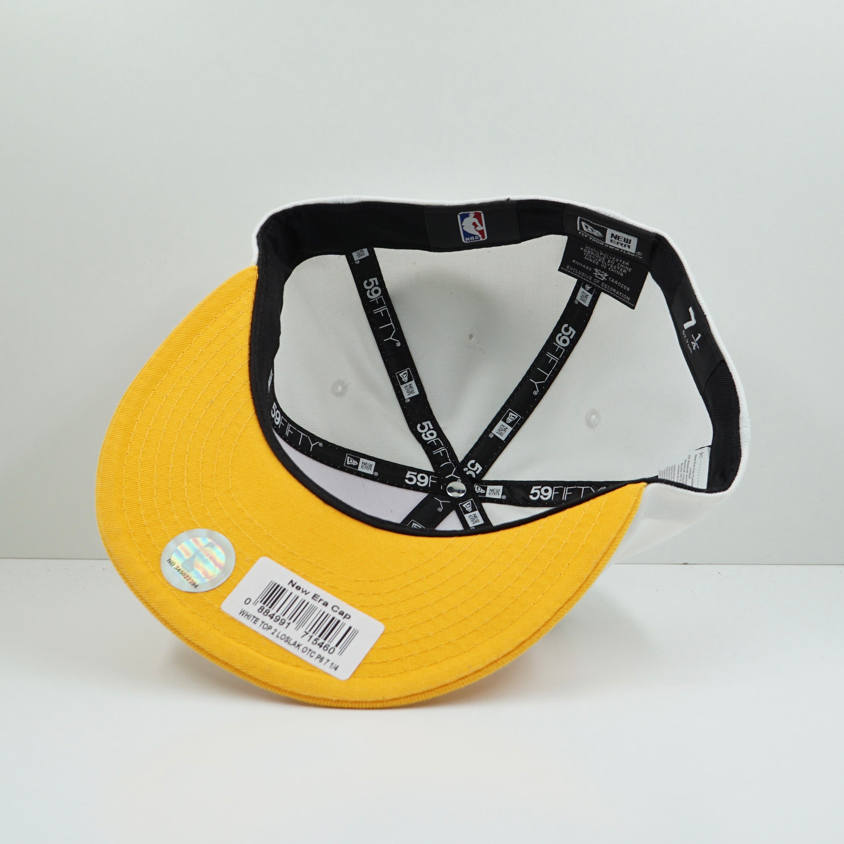 New Era Los Angeles Lakers Purple Yellow White Fitted Cap