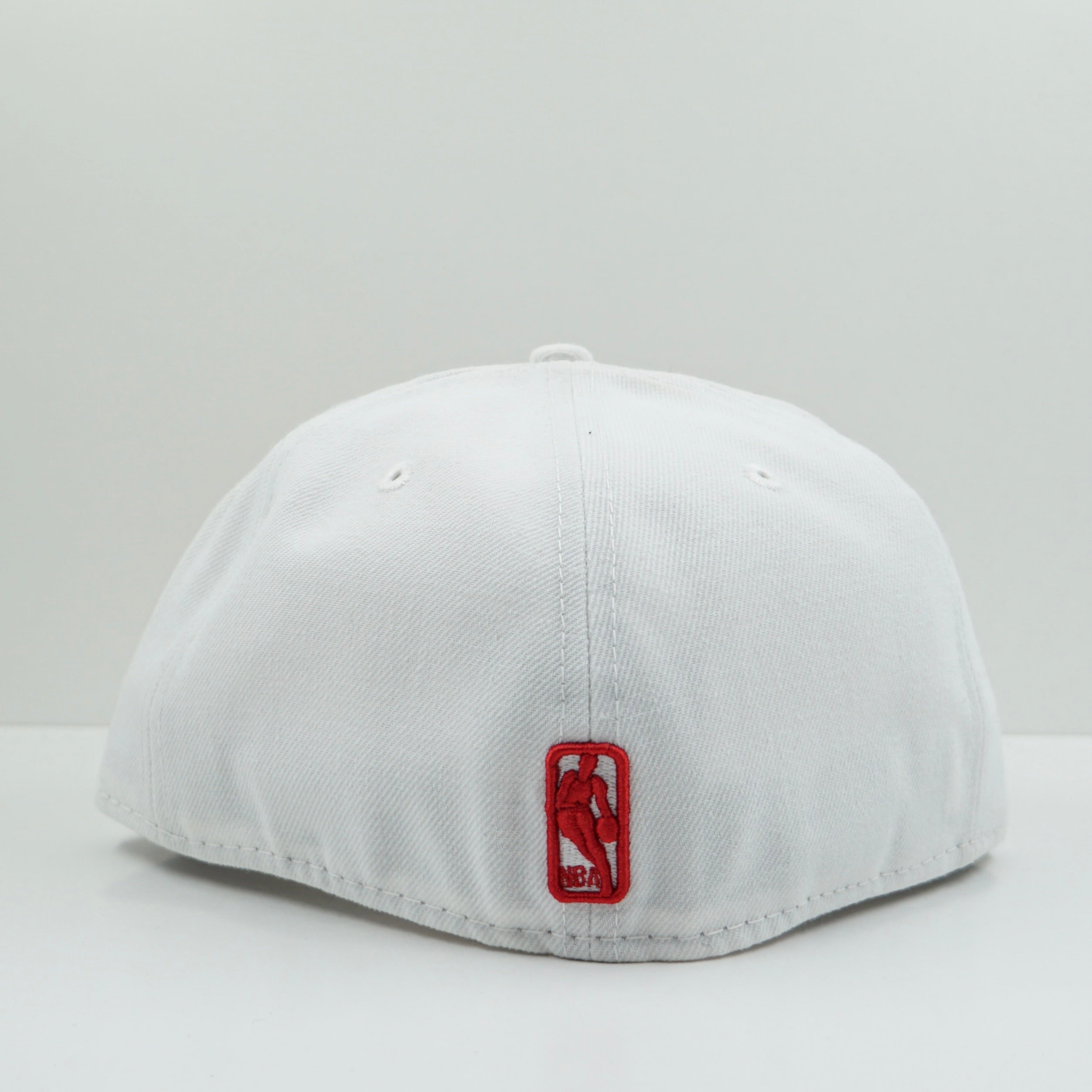 New Era Chicago Bulls White Red Fitted Cap