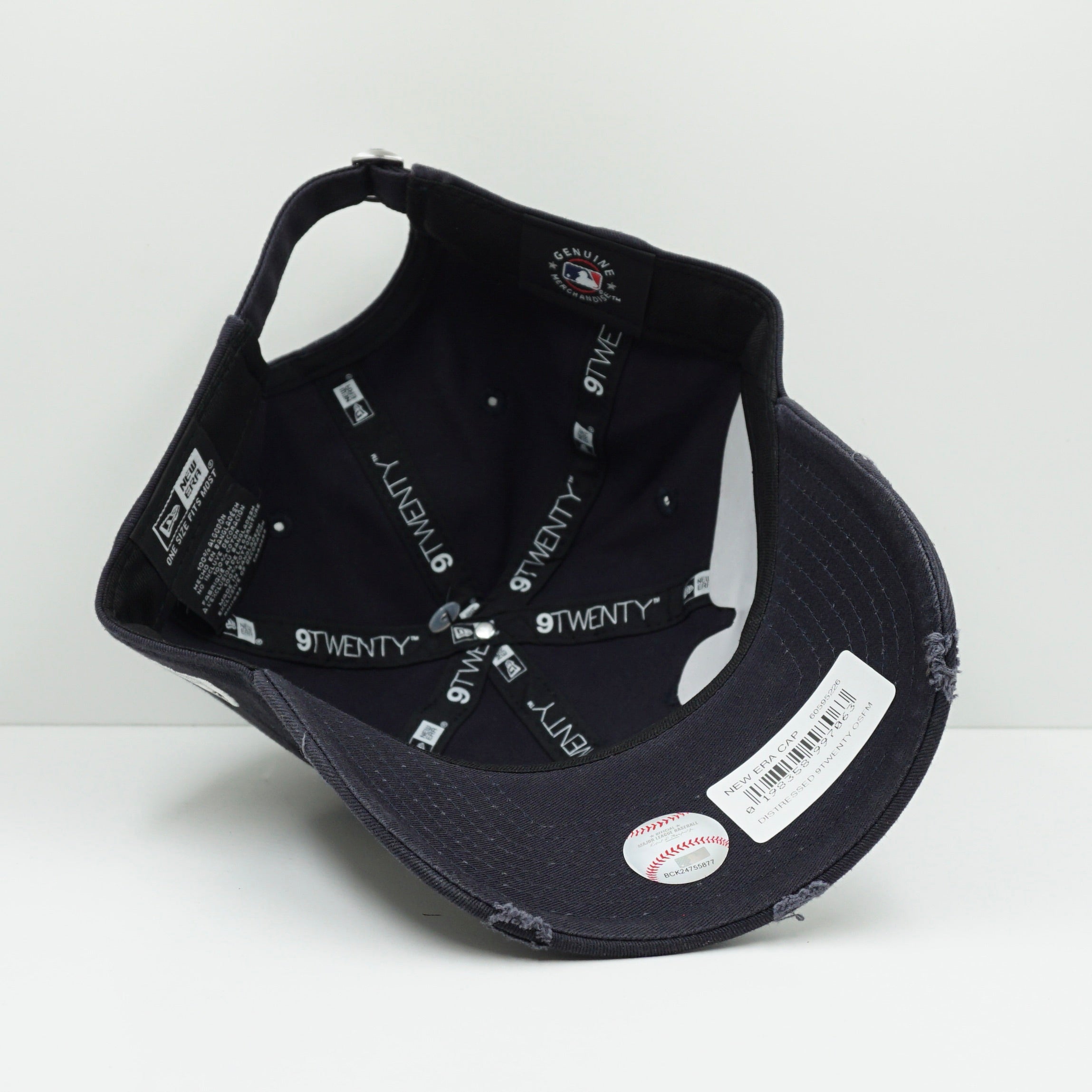 New Era New York Yankees Navy Distressed Adjustable Cap