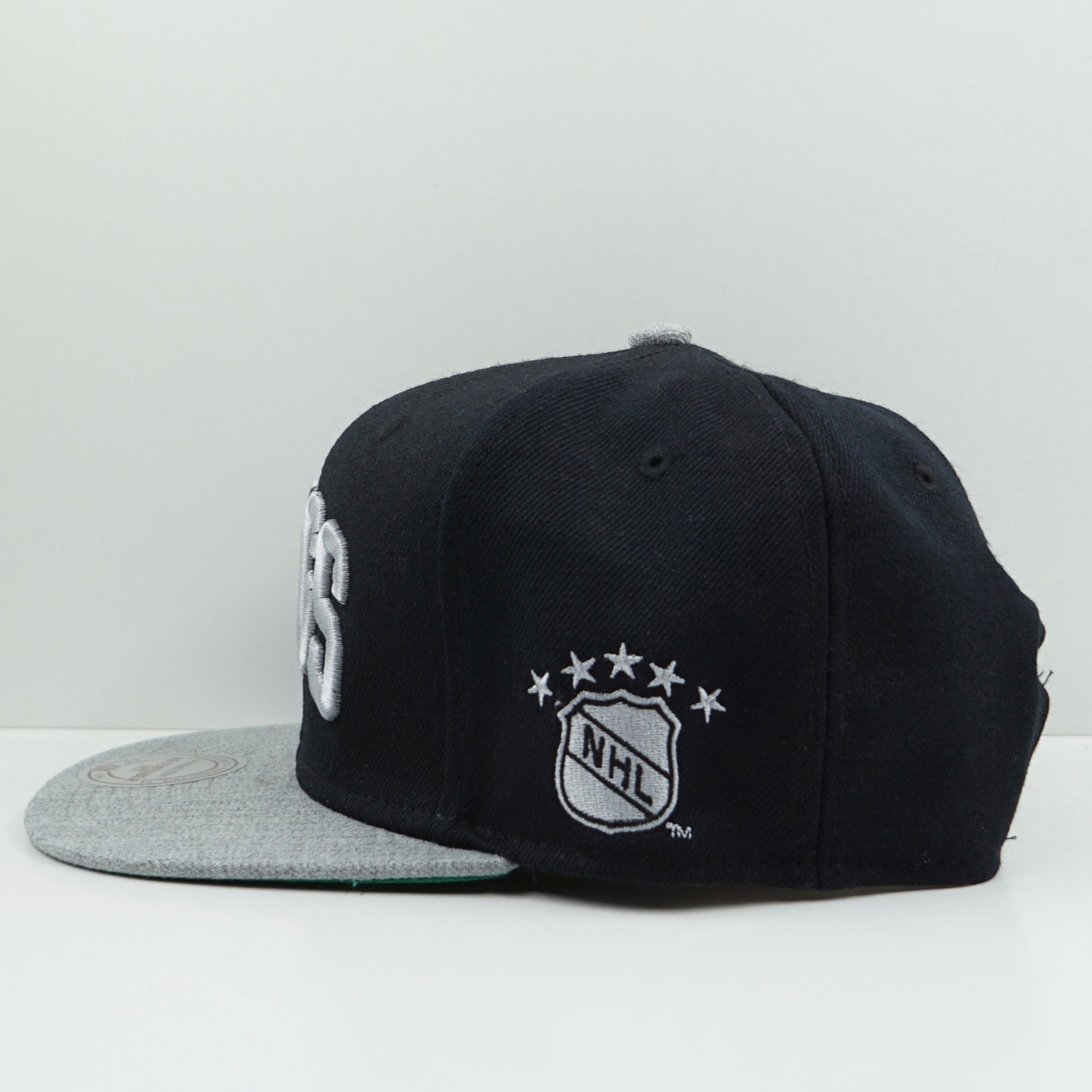 Mitchell & Ness Los Angeles Kings Black Grey Snapback Cap