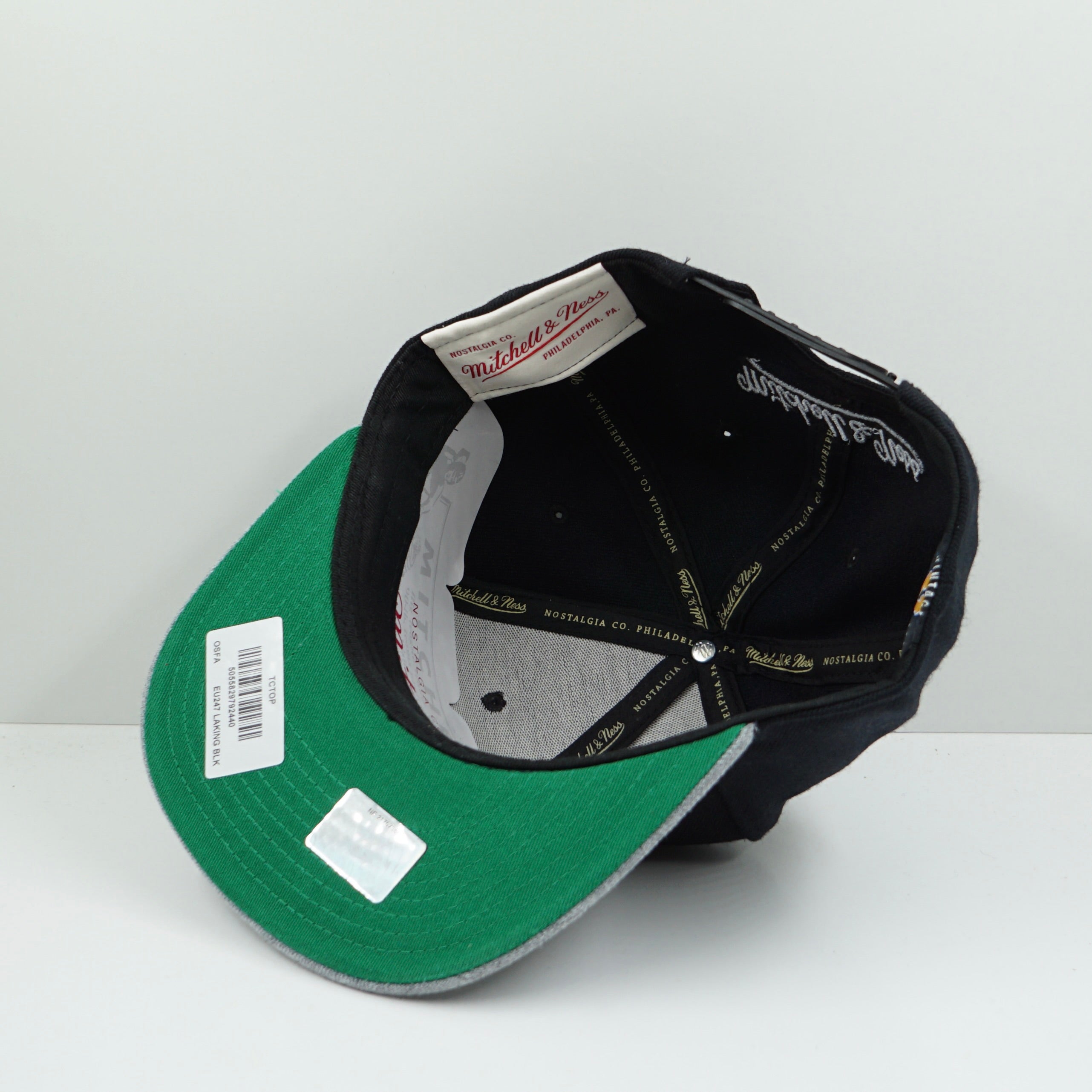 Mitchell & Ness Los Angeles Kings Black Grey Snapback Cap