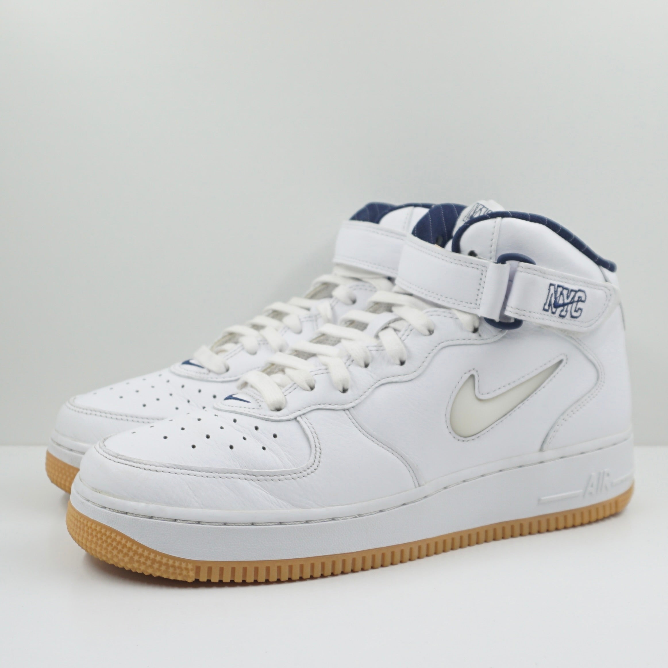 Nike Air Force 1 Mid QS Jewel NYC White Midnight Navy