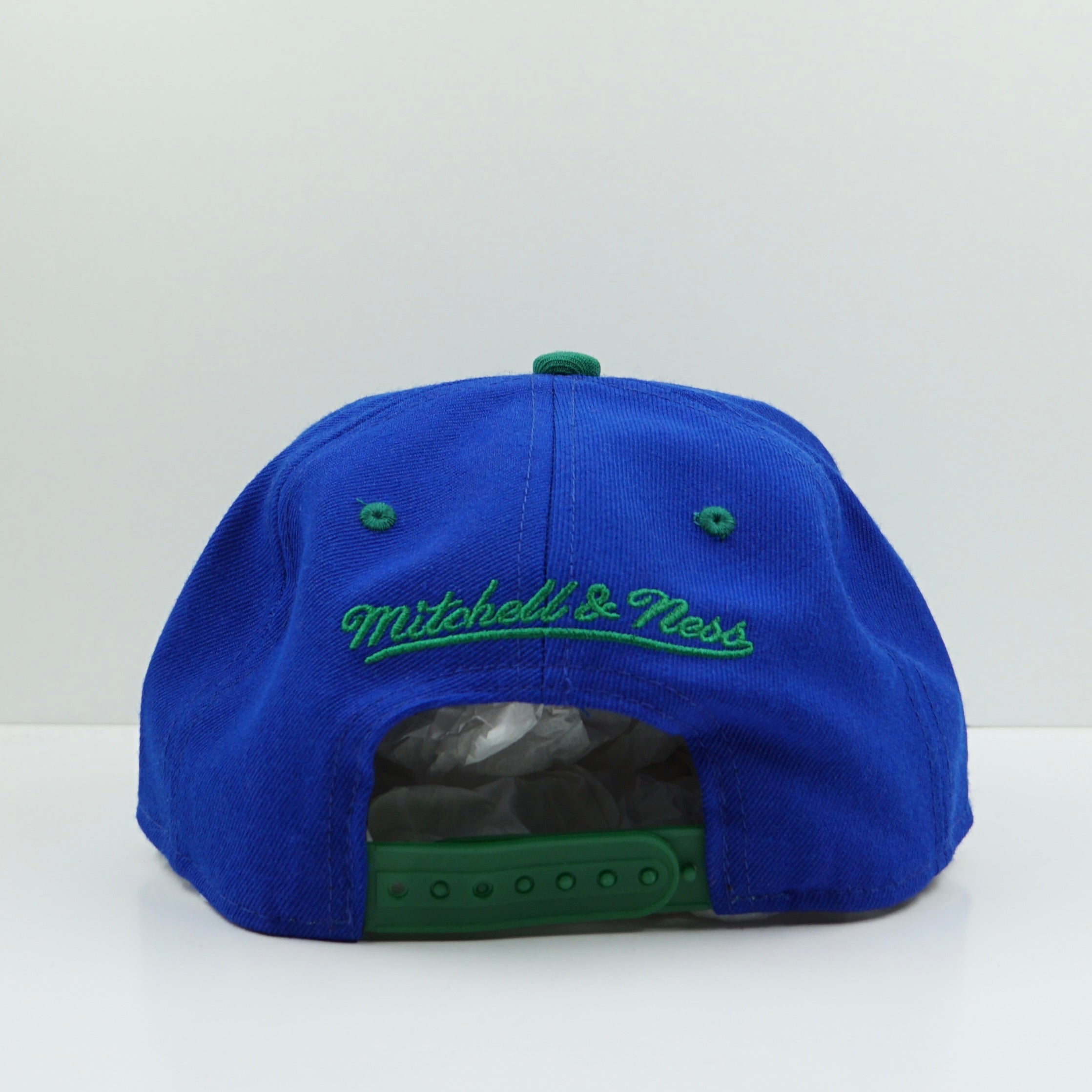 Mitchell & Ness Minnesota Wolves Blue Green Snapback Cap