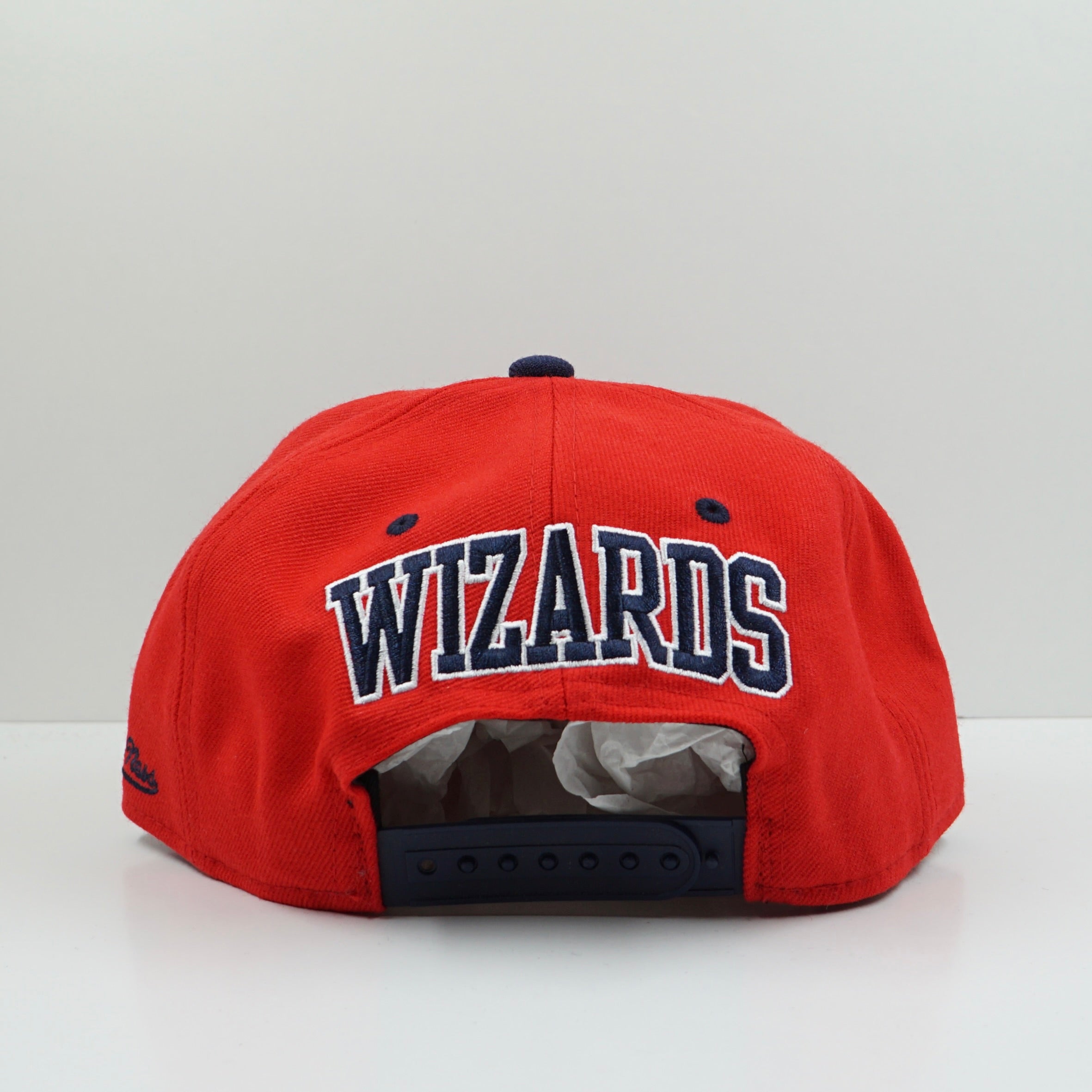 Mitchell & Ness Washington Wizards Red Navy Snapback Cap