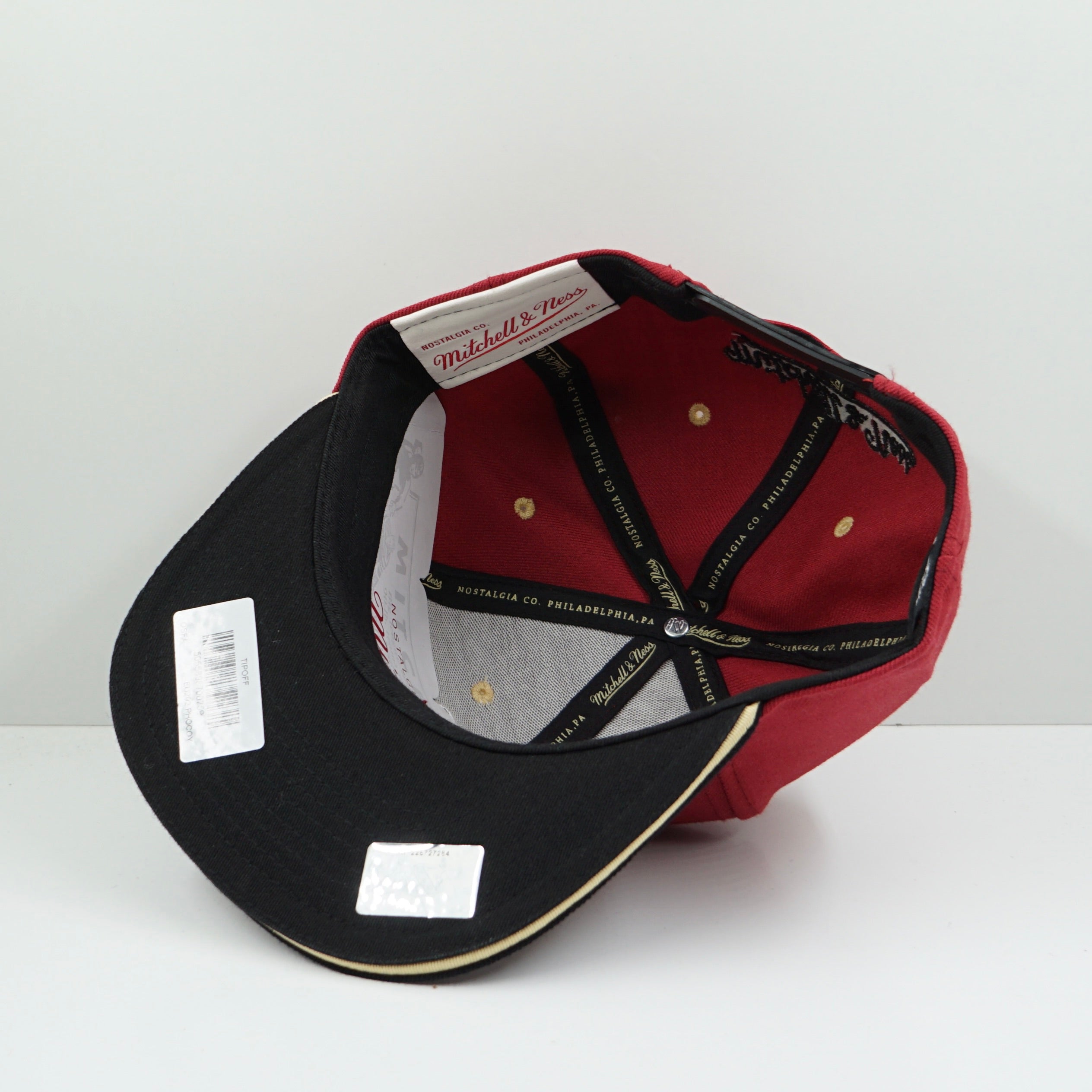Mitchell & Ness Phoenix Coyotes Red Black Snapback Cap