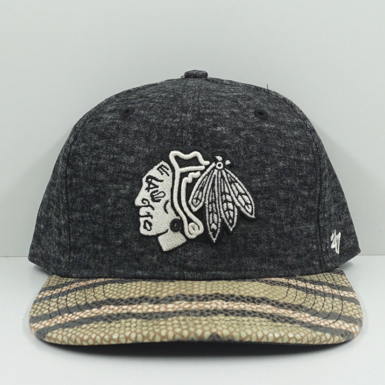 47 Brand Chicago Blackhawks Grey Adjustable Cap