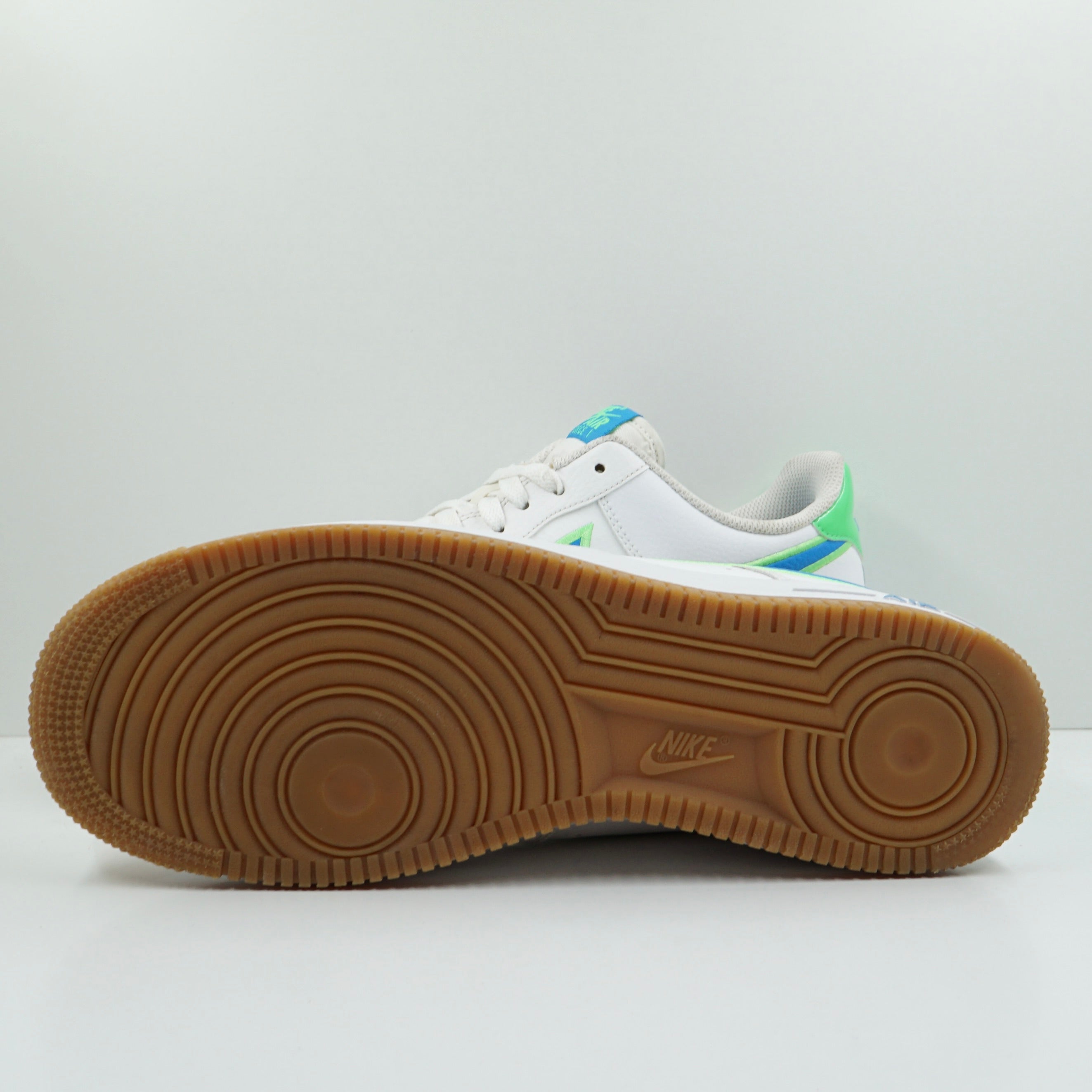 Nike Air Force 1 Low White Poison Green Photo Blue Gum